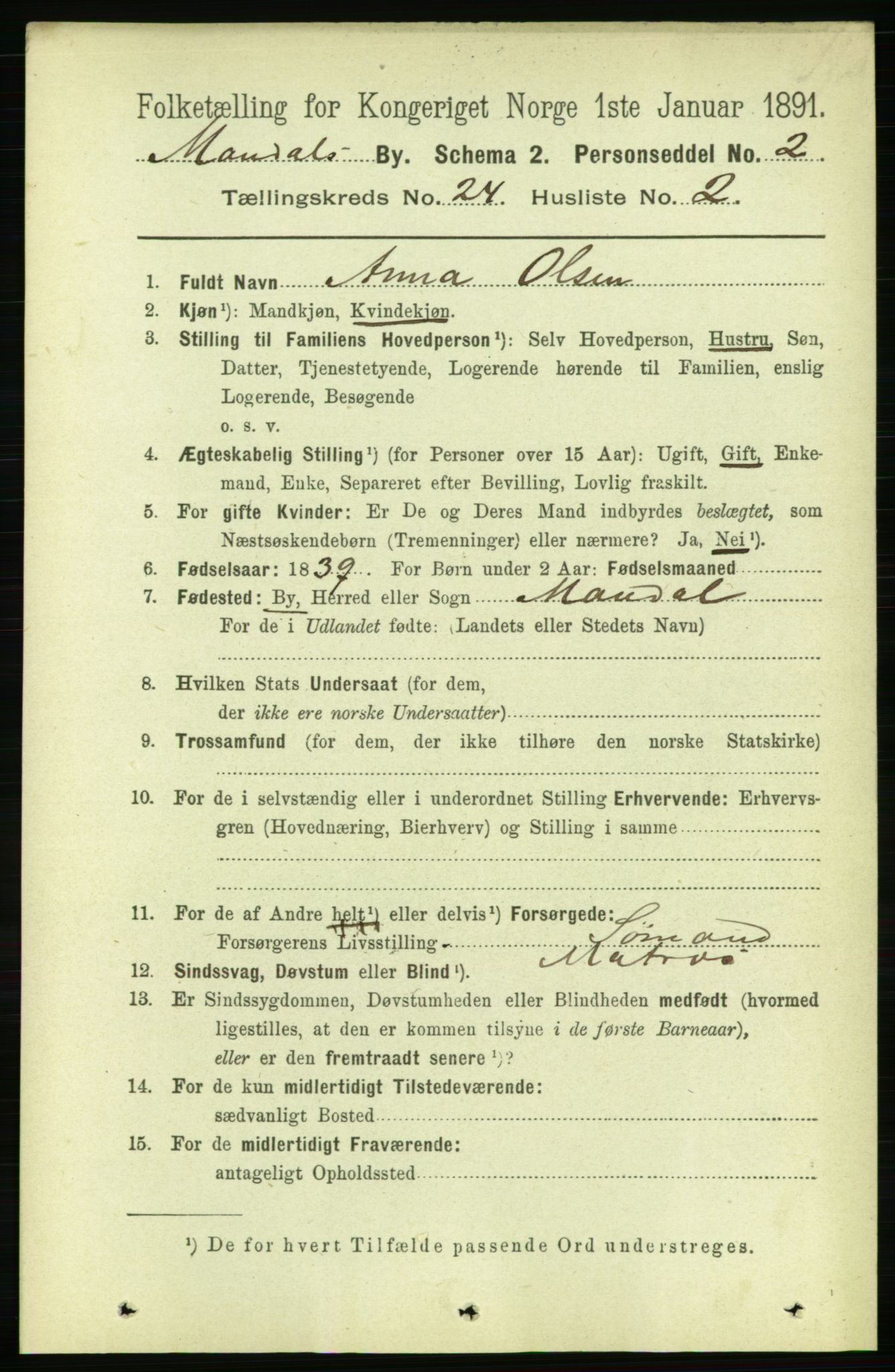 RA, 1891 census for 1002 Mandal, 1891, p. 4444