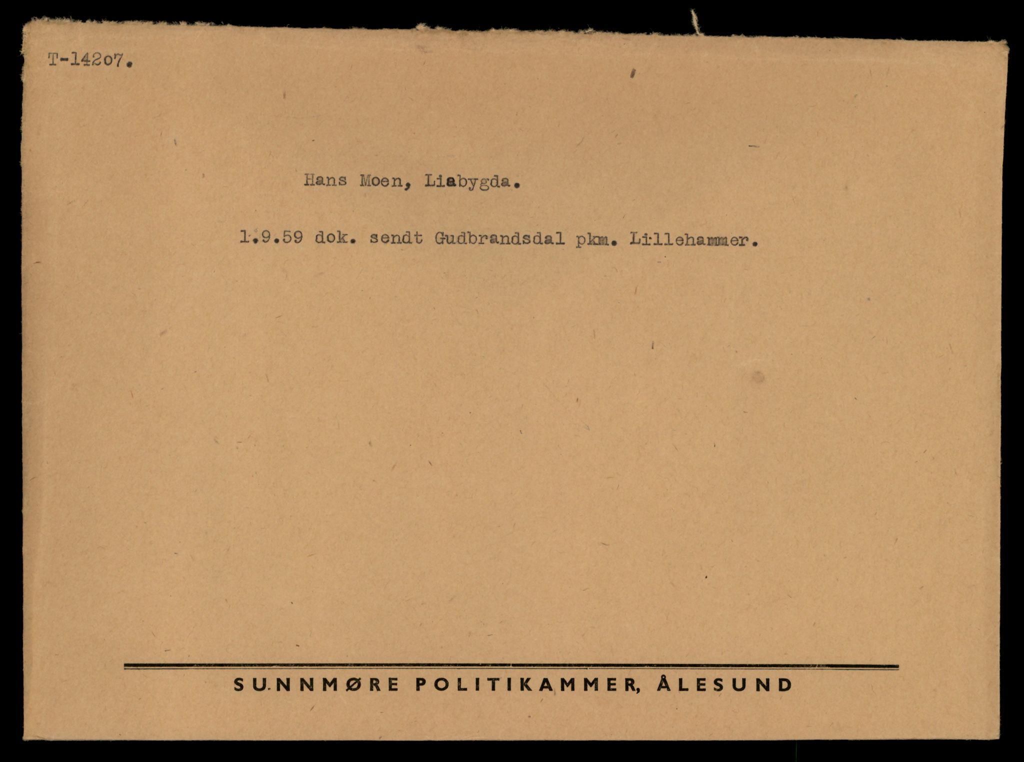 Møre og Romsdal vegkontor - Ålesund trafikkstasjon, AV/SAT-A-4099/F/Fe/L0044: Registreringskort for kjøretøy T 14205 - T 14319, 1927-1998, p. 45