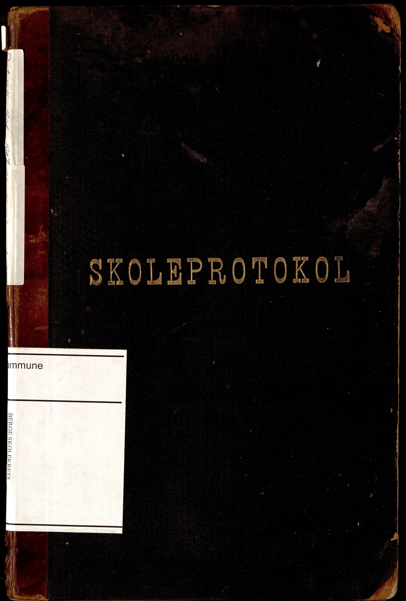 Lyngdal kommune - Berge Skolekrets, IKAV/1032LG551/H/L0003: Skoleprotokoll, 1901-1907