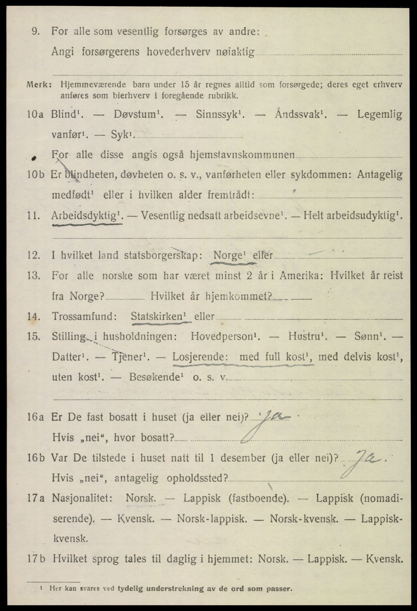 SAT, 1920 census for Otterøy, 1920, p. 2280