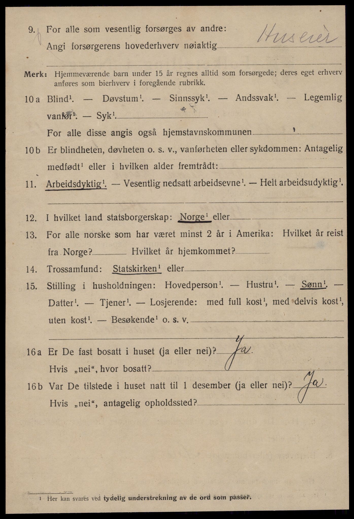 SAT, 1920 census for Ålesund, 1920, p. 27853