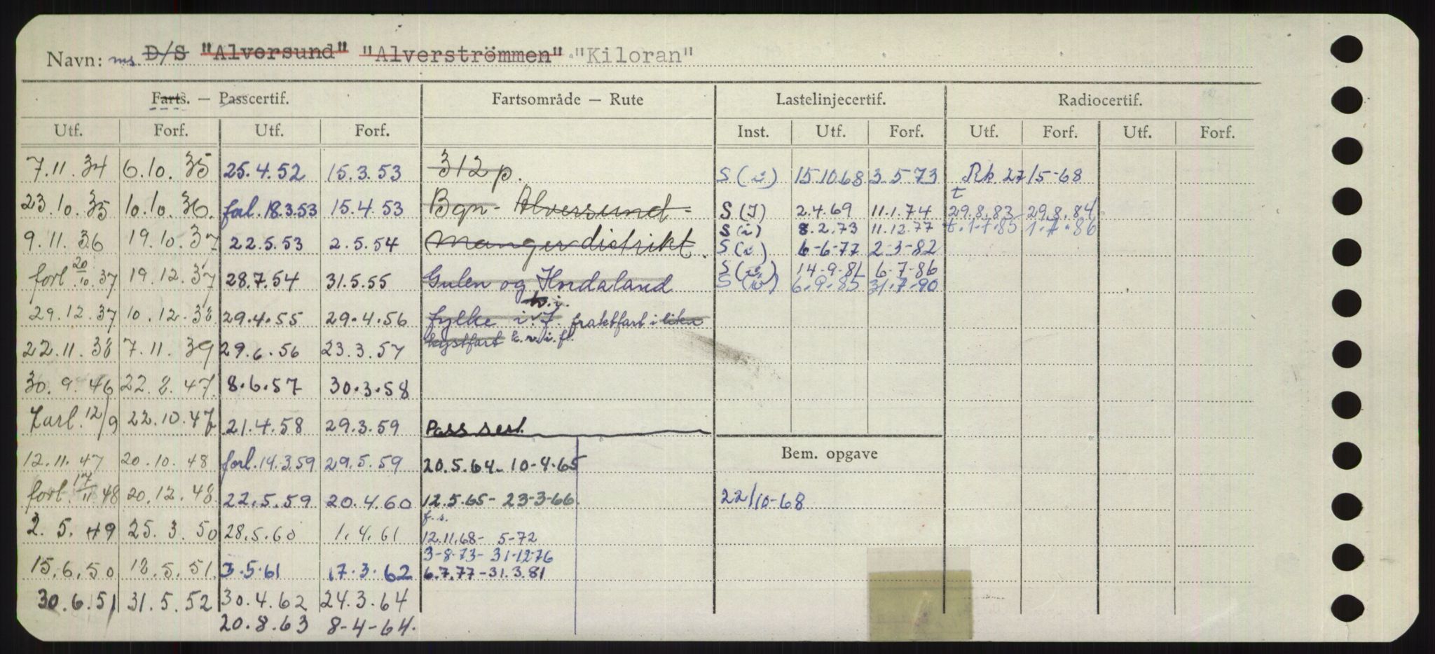 Sjøfartsdirektoratet med forløpere, Skipsmålingen, AV/RA-S-1627/H/Ha/L0003/0001: Fartøy, Hilm-Mar / Fartøy, Hilm-Kol, p. 746