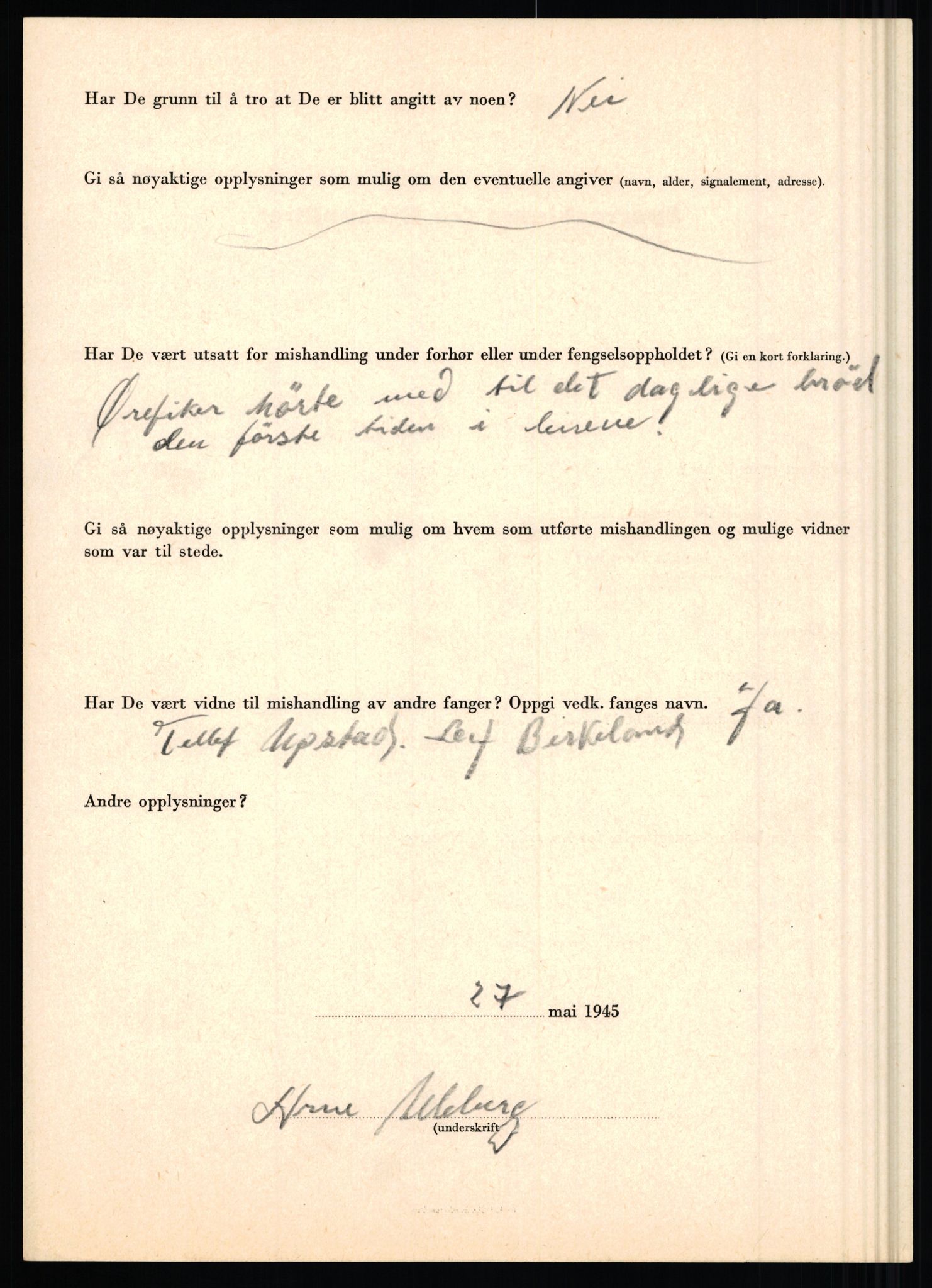 Rikspolitisjefen, AV/RA-S-1560/L/L0017: Tidemann, Hermann G. - Veum, Tjostolv, 1940-1945, p. 709