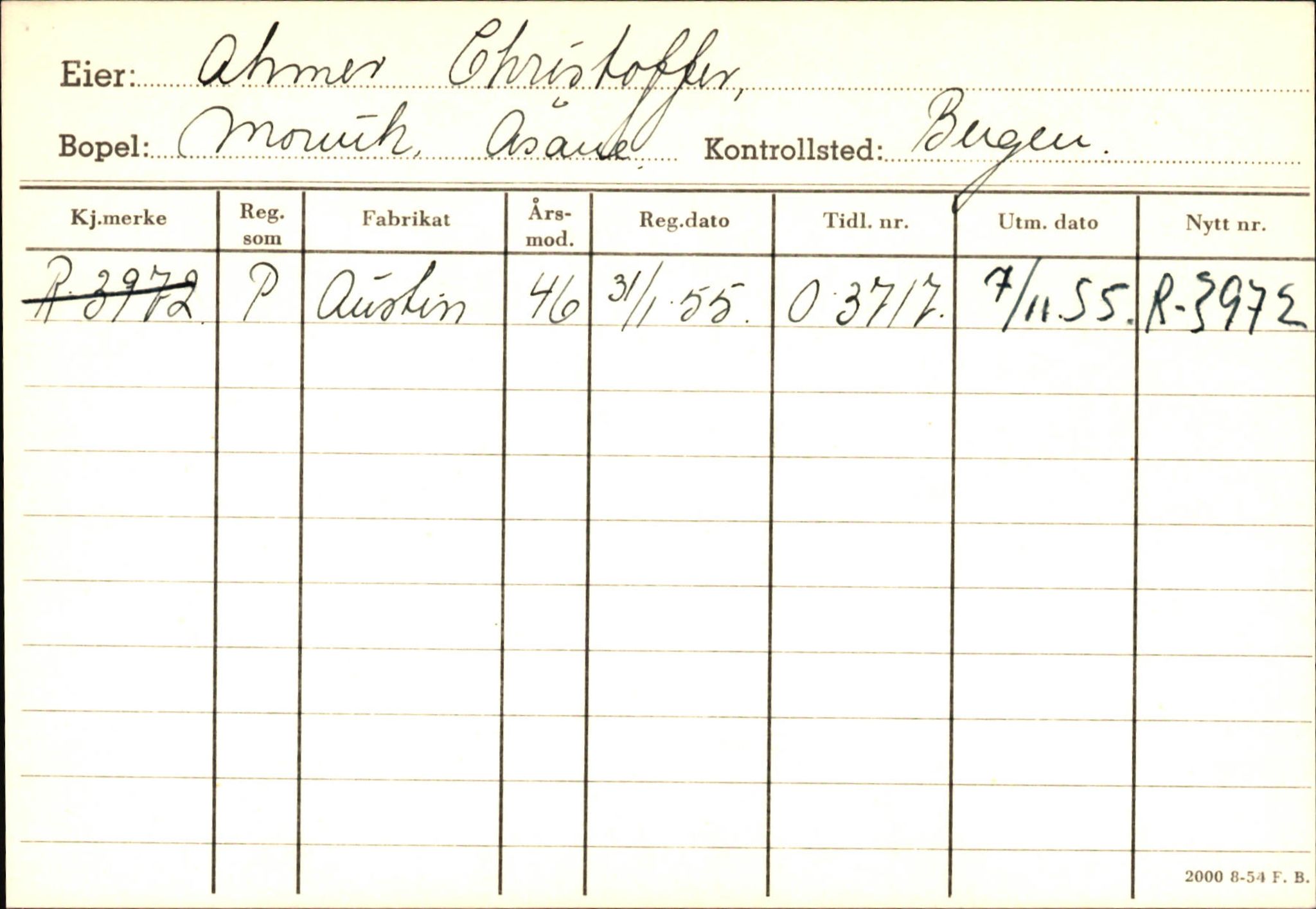 Statens vegvesen, Hordaland vegkontor, AV/SAB-A-5201/2/Ha/L0001: R-eierkort A, 1920-1971, p. 181