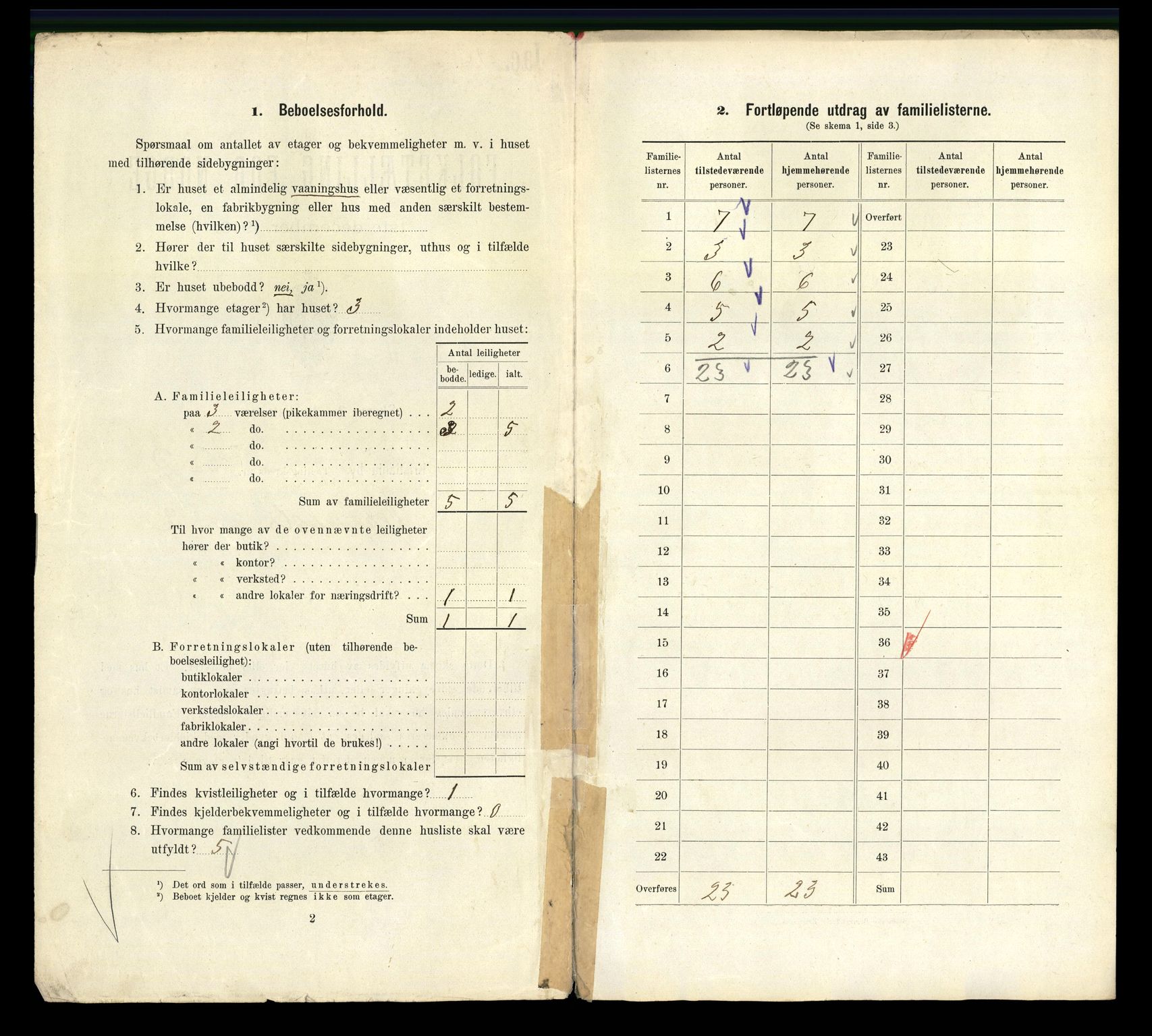 RA, 1910 census for Kristiania, 1910, p. 55610