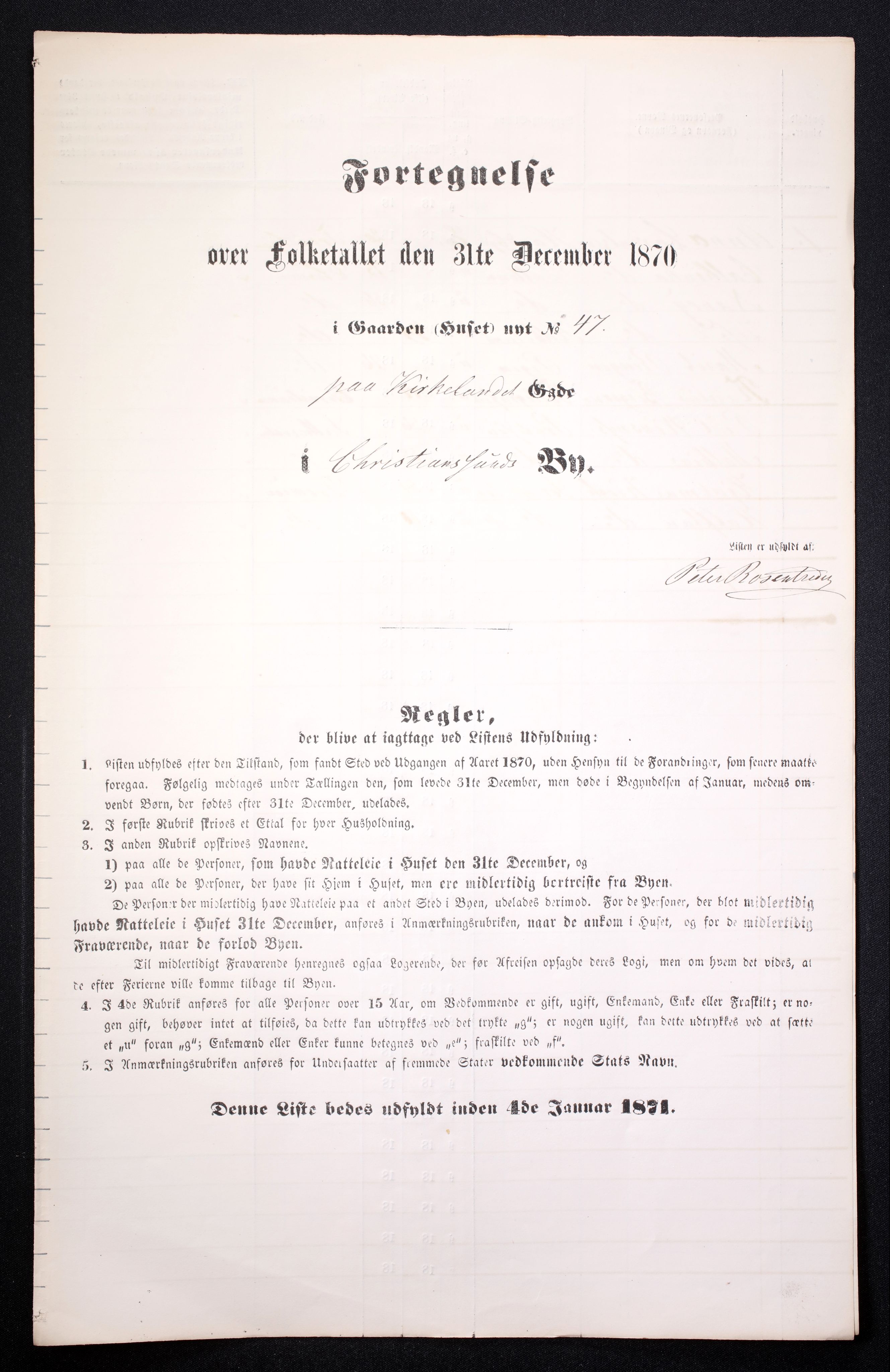 RA, 1870 census for 1503 Kristiansund, 1870, p. 85