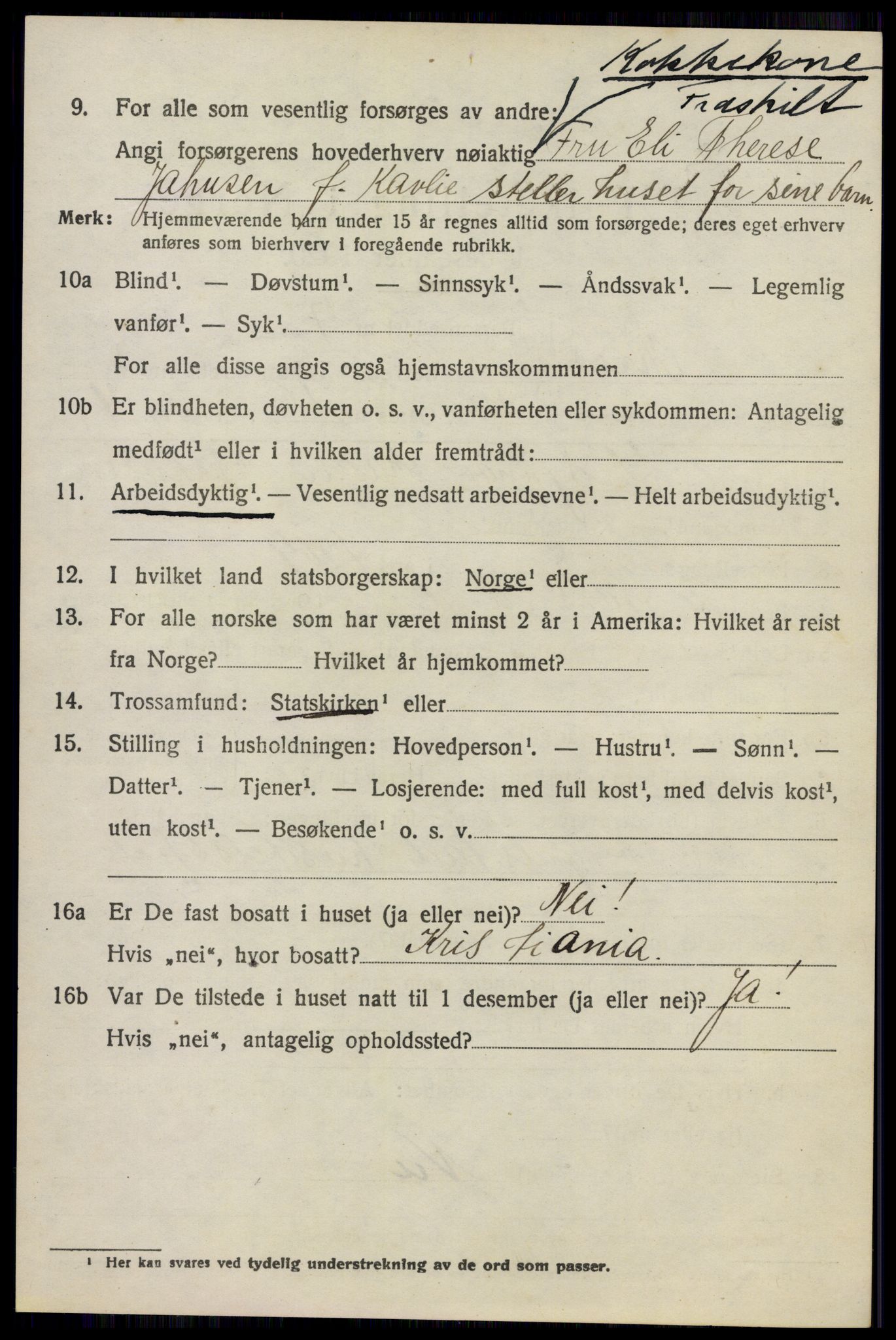 SAO, 1920 census for Nesodden, 1920, p. 3752