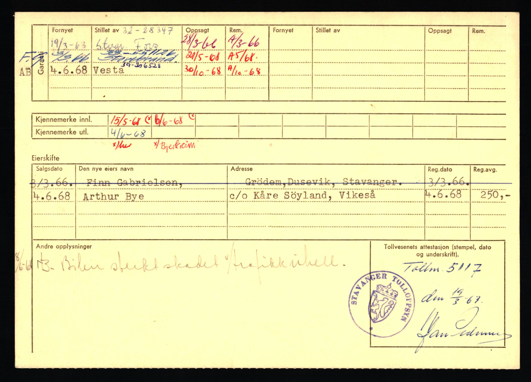 Stavanger trafikkstasjon, AV/SAST-A-101942/0/F/L0019: L-10500 - L-10999, 1930-1971, p. 1110