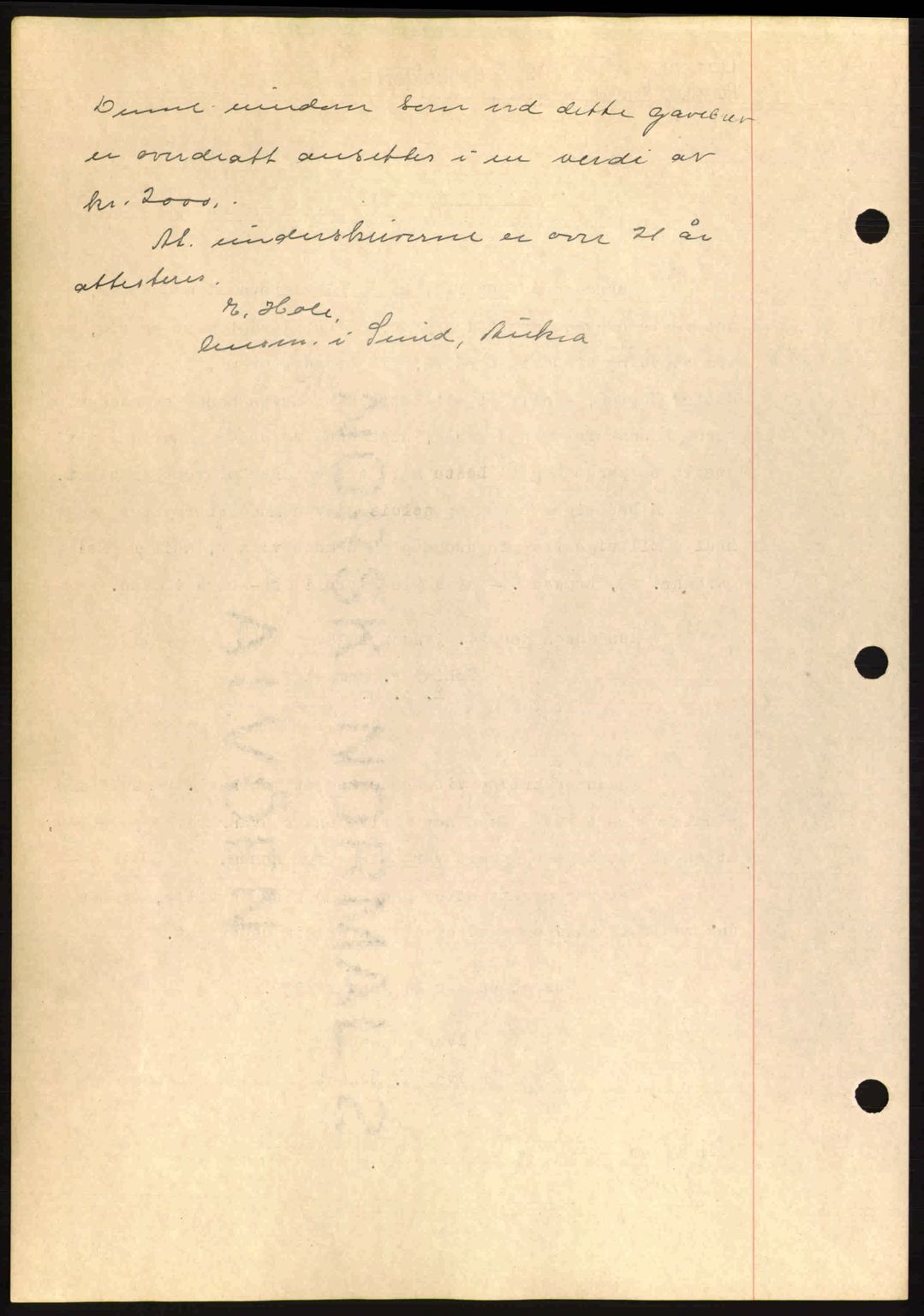 Romsdal sorenskriveri, SAT/A-4149/1/2/2C: Mortgage book no. A4, 1937-1938, Diary no: : 2531/1937