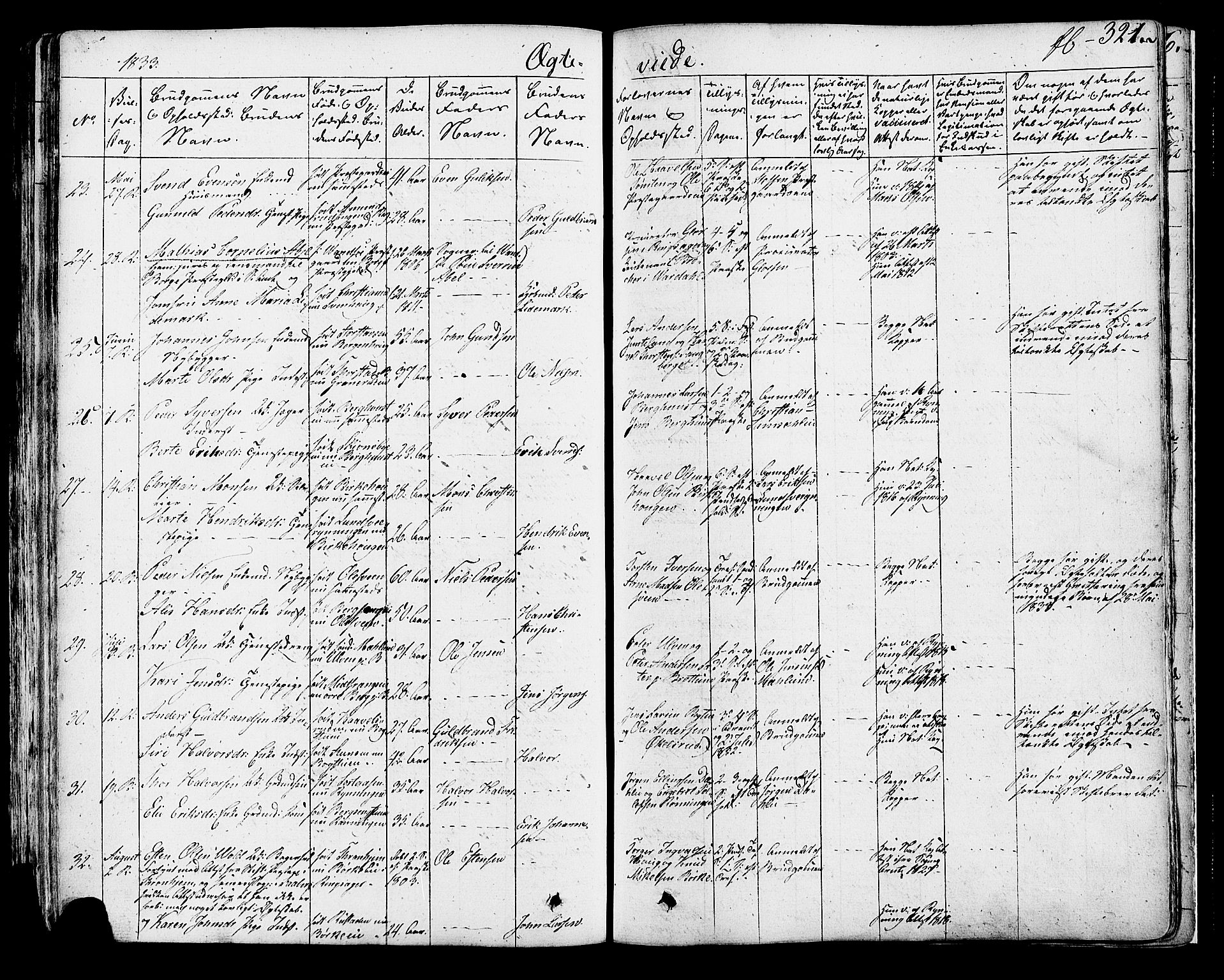 Ringsaker prestekontor, SAH/PREST-014/K/Ka/L0007: Parish register (official) no. 7A, 1826-1837, p. 321