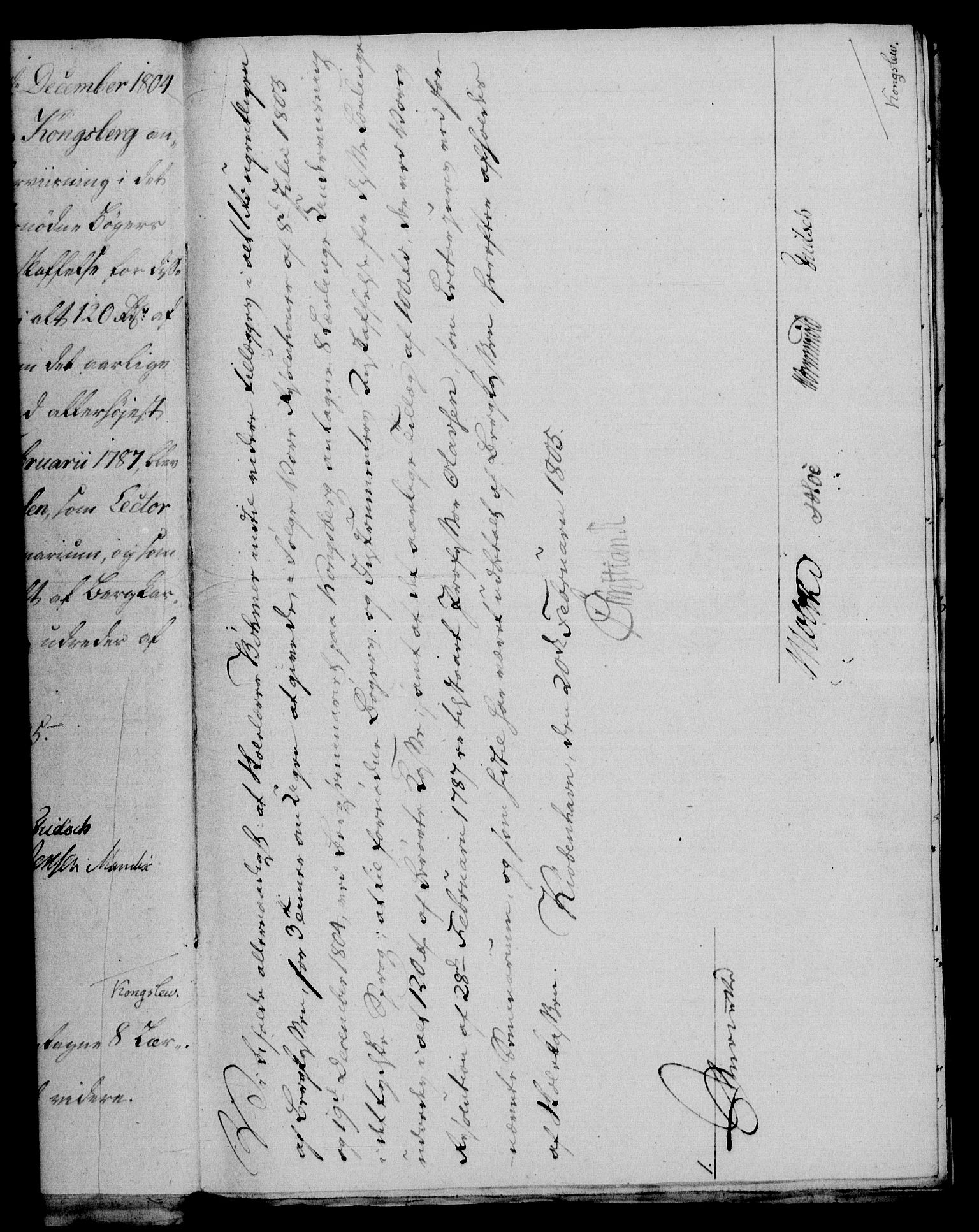 Rentekammeret, Renteskriverkontorene, AV/RA-EA-3115/M/Mf/Mfb/L0007: Relasjons- og resolusjonsprotokoll med register (merket RK 54.13), 1805-1806