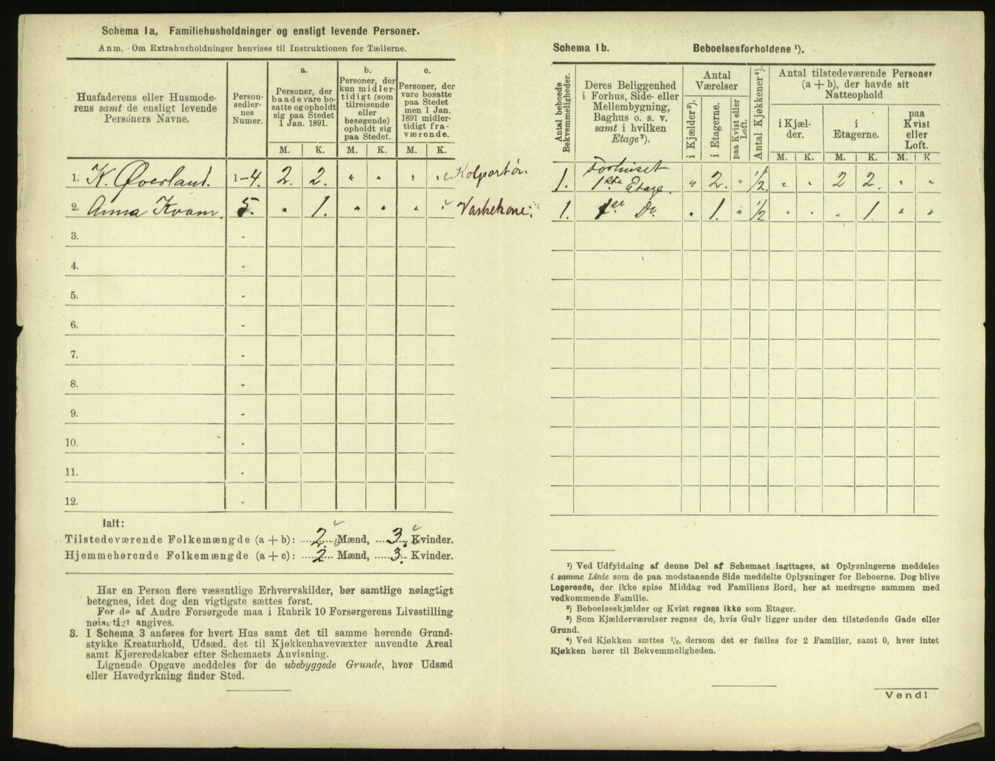 RA, 1891 census for 1601 Trondheim, 1891, p. 1885