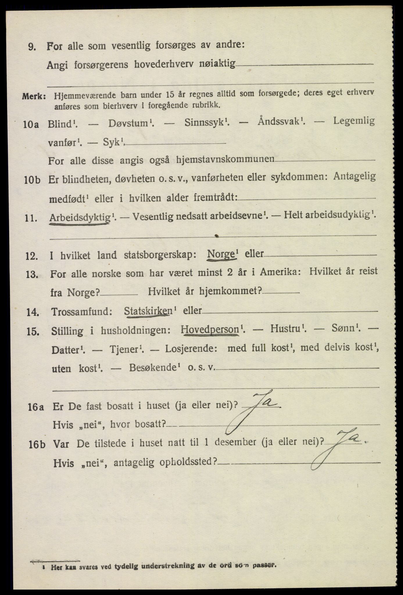 SAH, 1920 census for Nes (Hedmark), 1920, p. 6555