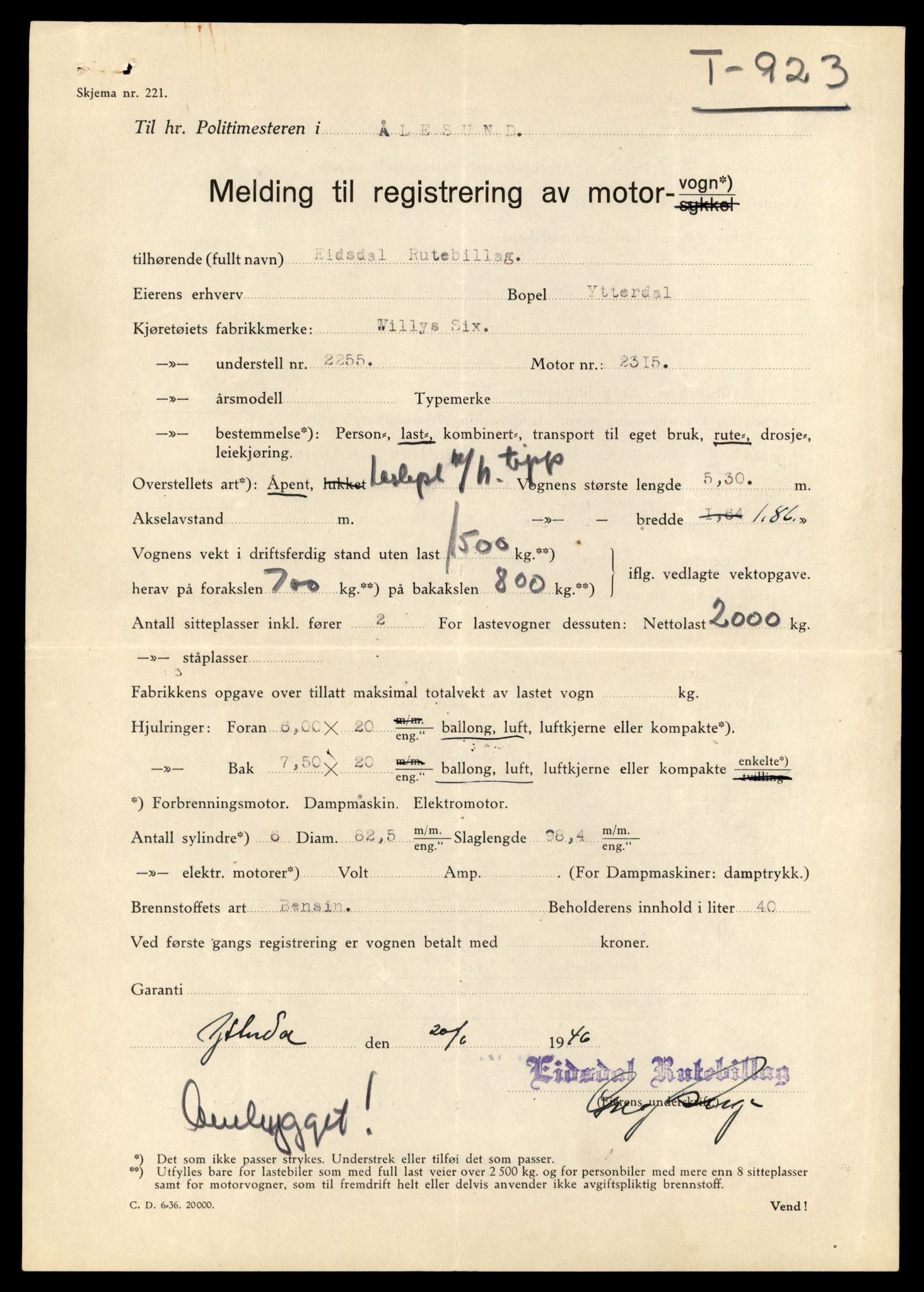 Møre og Romsdal vegkontor - Ålesund trafikkstasjon, AV/SAT-A-4099/F/Fe/L0034: Registreringskort for kjøretøy T 12500 - T 12652, 1927-1998, p. 1100