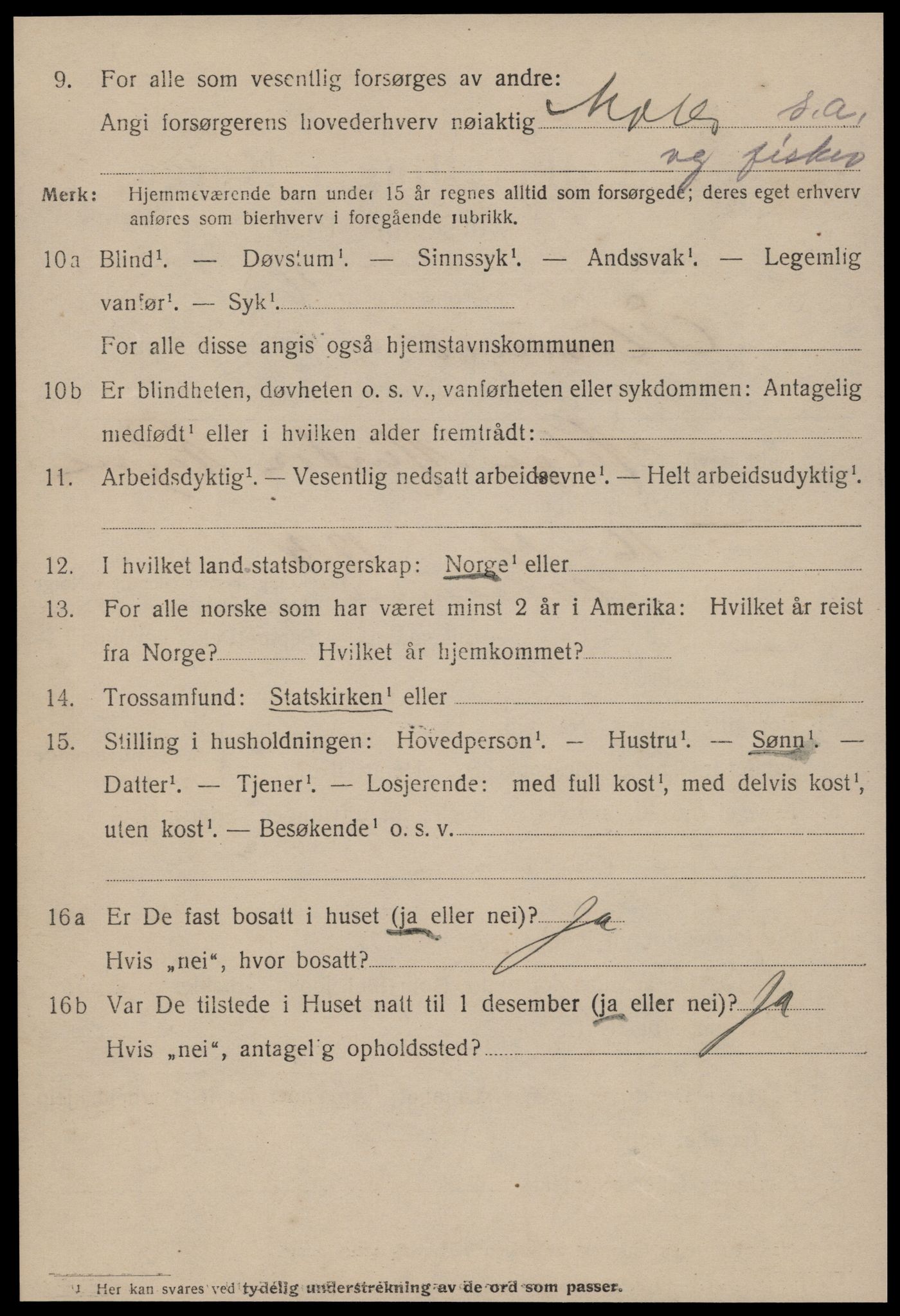 SAT, 1920 census for Ålesund, 1920, p. 12275