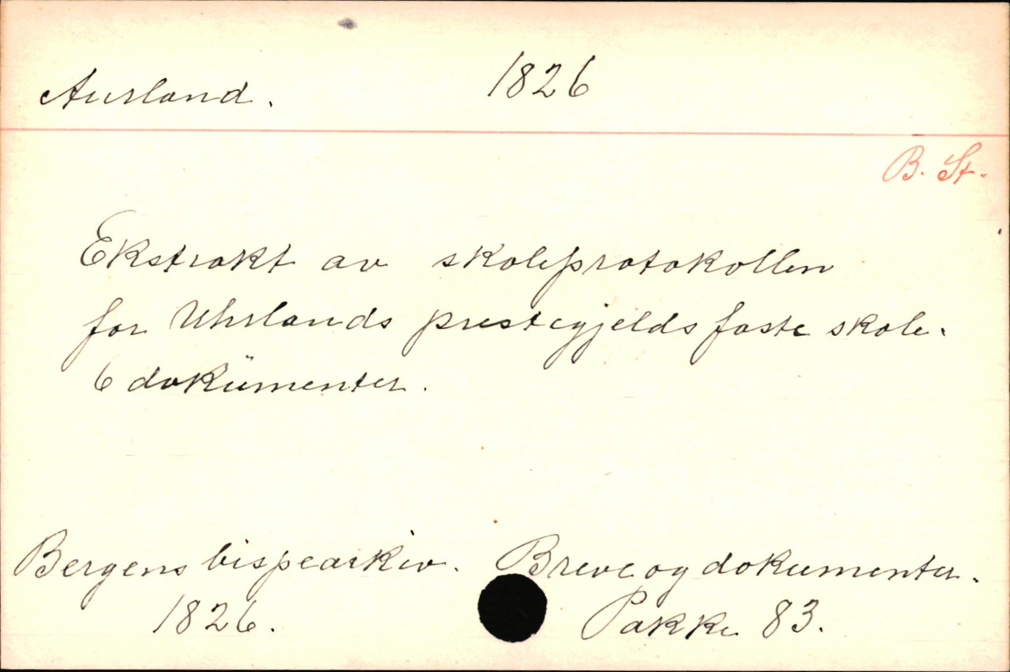 Haugen, Johannes - lærer, AV/SAB-SAB/PA-0036/01/L0001: Om klokkere og lærere, 1521-1904, p. 9219