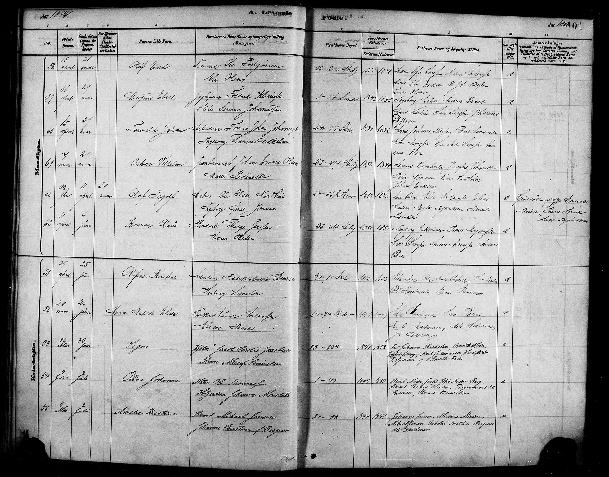 Sandviken Sokneprestembete, AV/SAB-A-77601/H/Ha/L0004: Parish register (official) no. B 1, 1878-1891, p. 101