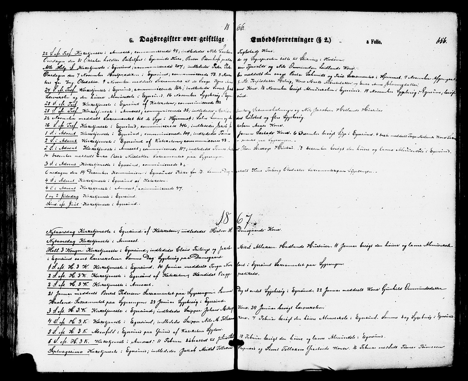 Eigersund sokneprestkontor, SAST/A-101807/S08/L0014: Parish register (official) no. A 13, 1866-1878, p. 656
