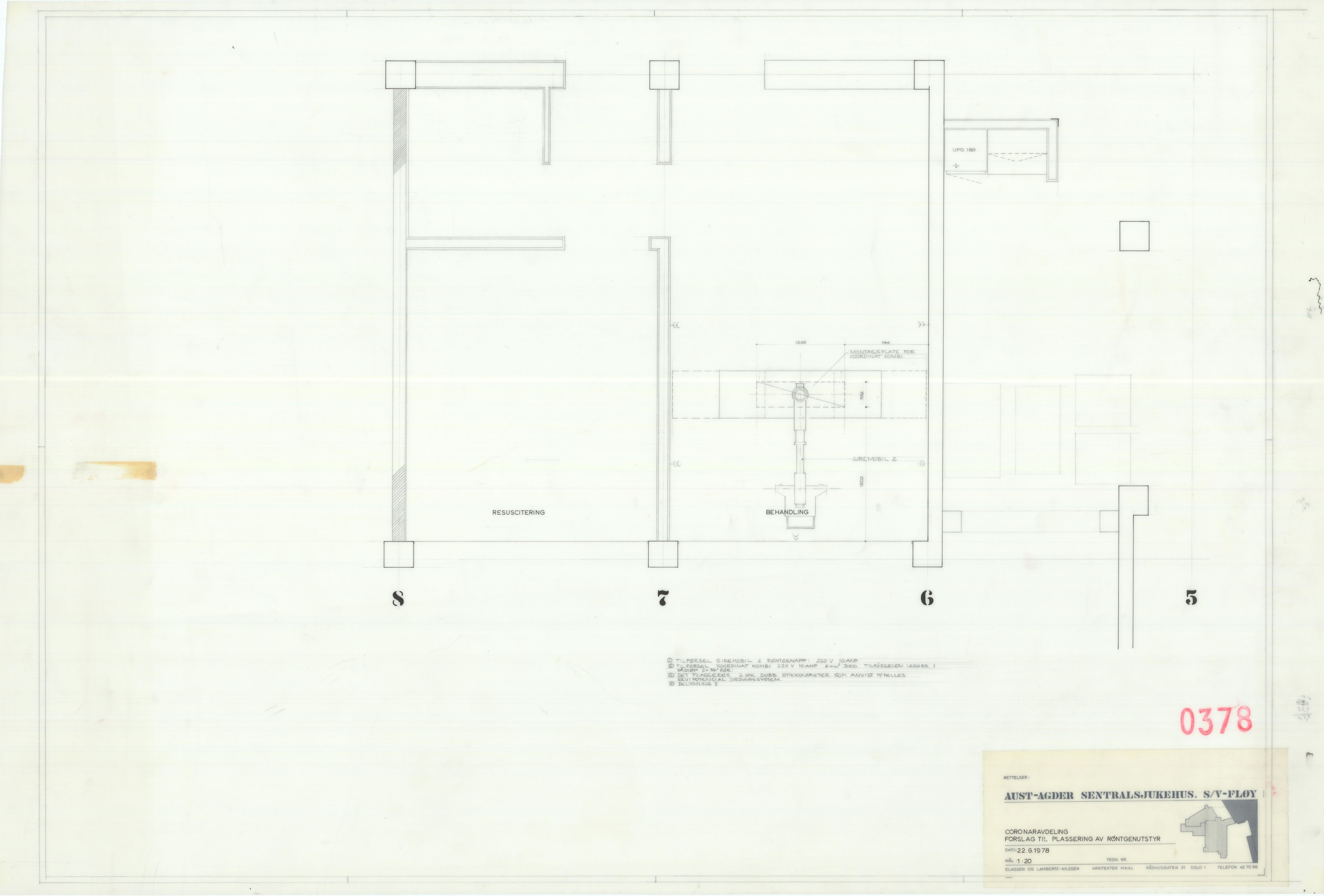 Eliassen og Lambertz-Nilssen Arkitekter, AAKS/PA-2983/T/T03/L0006: Tegningskogger 378, 1974-1978, p. 30