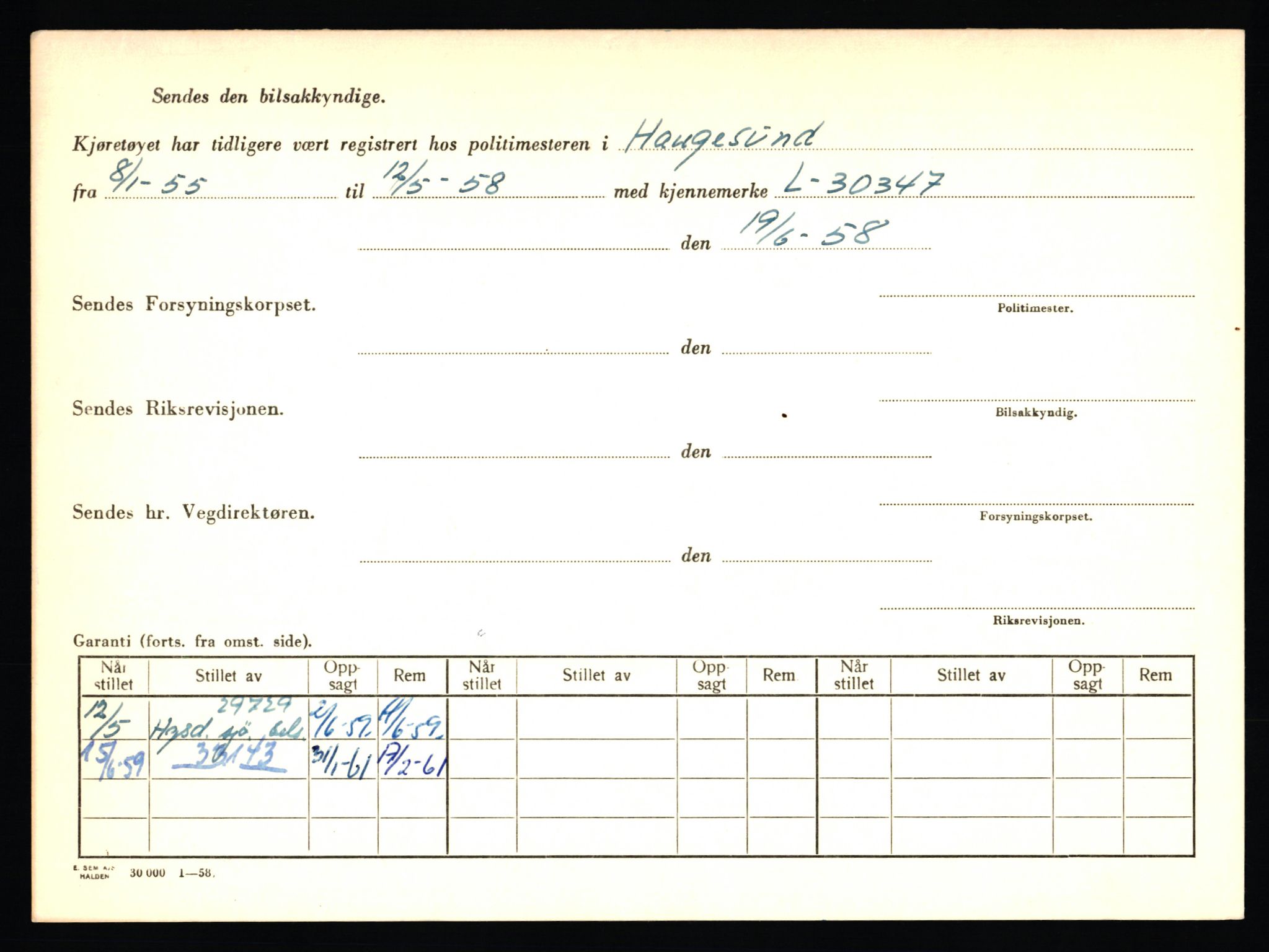 Stavanger trafikkstasjon, AV/SAST-A-101942/0/F/L0050: L-50600 - L-51299, 1930-1971, p. 276