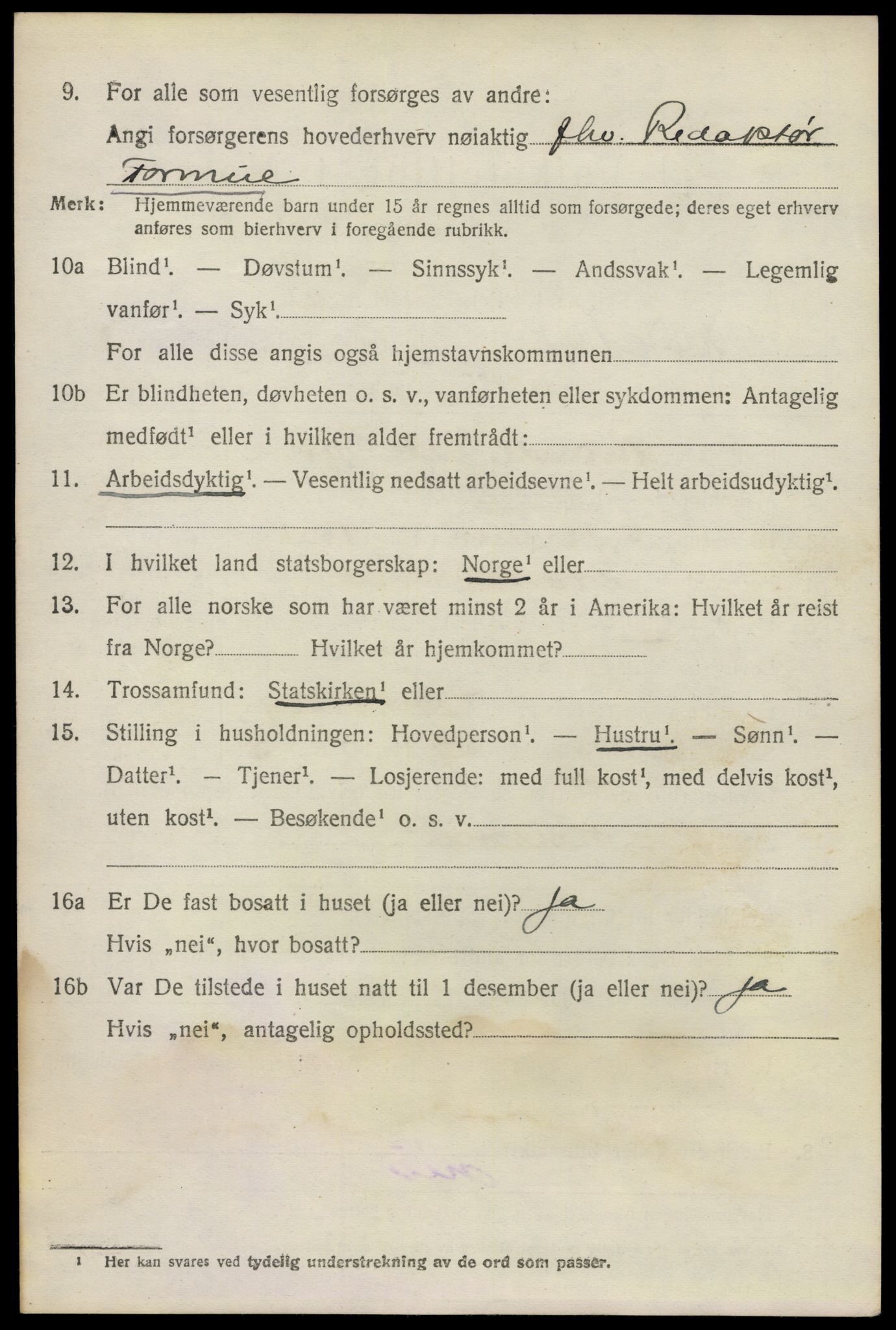 SAO, 1920 census for Kråkstad, 1920, p. 4158