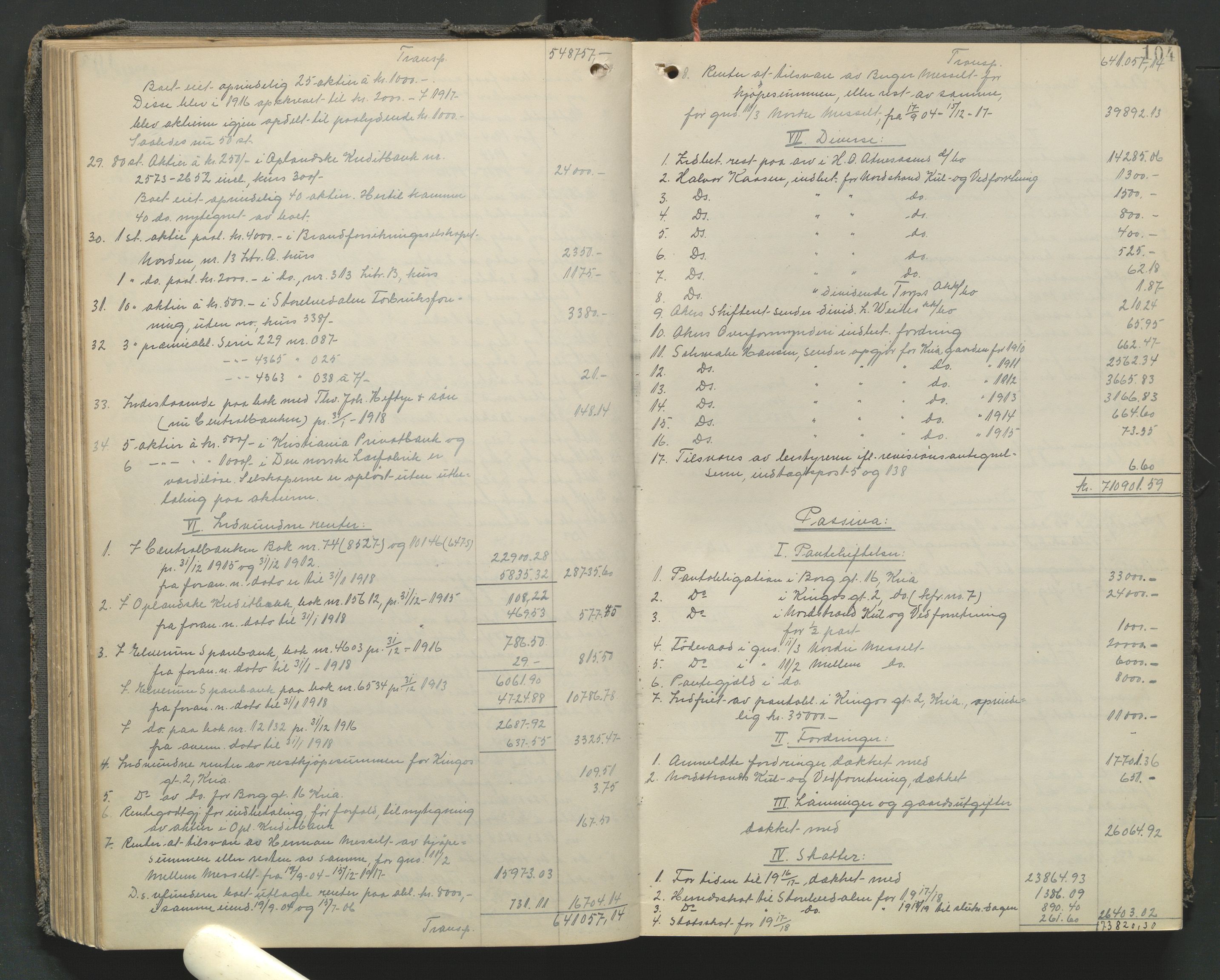 Sør-Østerdal sorenskriveri, AV/SAH-TING-018/J/Jc/L0006: Skifteutlodningsprotokoller, 1915-1929, p. 103b-104a