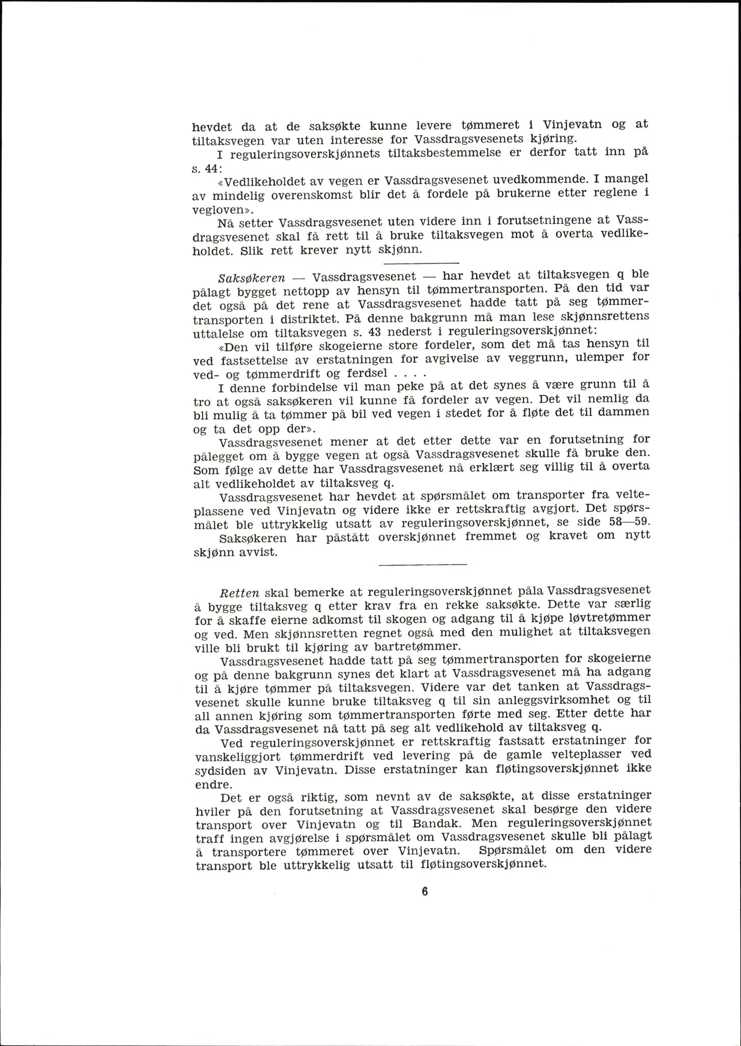 Vest-Telemark sorenskriveri, AV/SAKO-A-134/F/Fo/Fob/L0001: Skjønn/rettsbøker for kraftutbygging/veg, 1948-1963, p. 1530