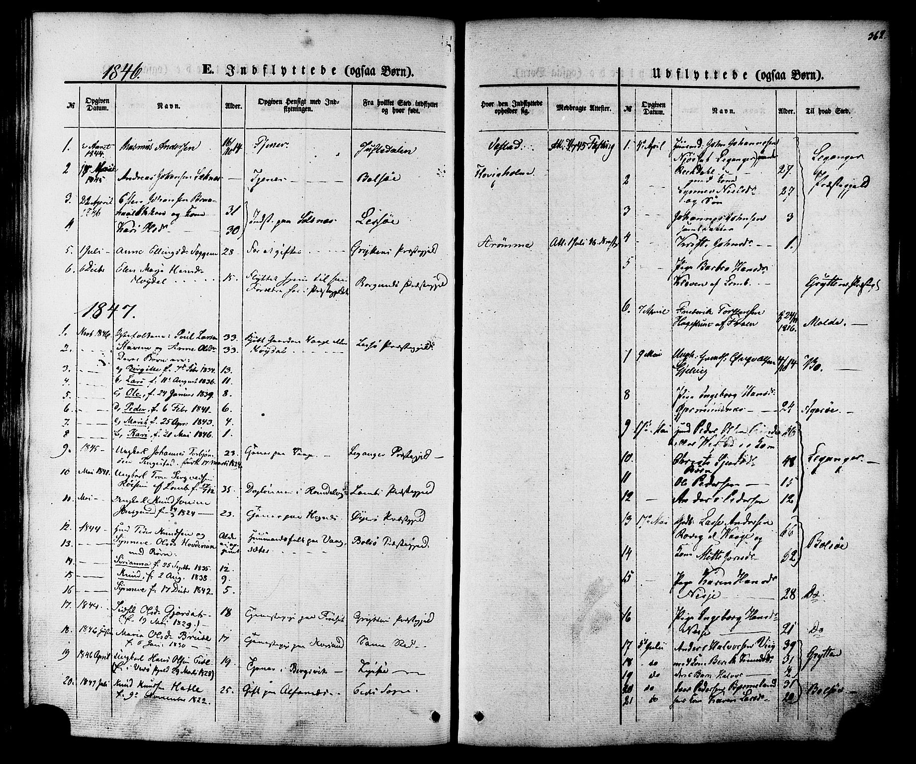 Ministerialprotokoller, klokkerbøker og fødselsregistre - Møre og Romsdal, SAT/A-1454/547/L0603: Parish register (official) no. 547A05, 1846-1877, p. 362
