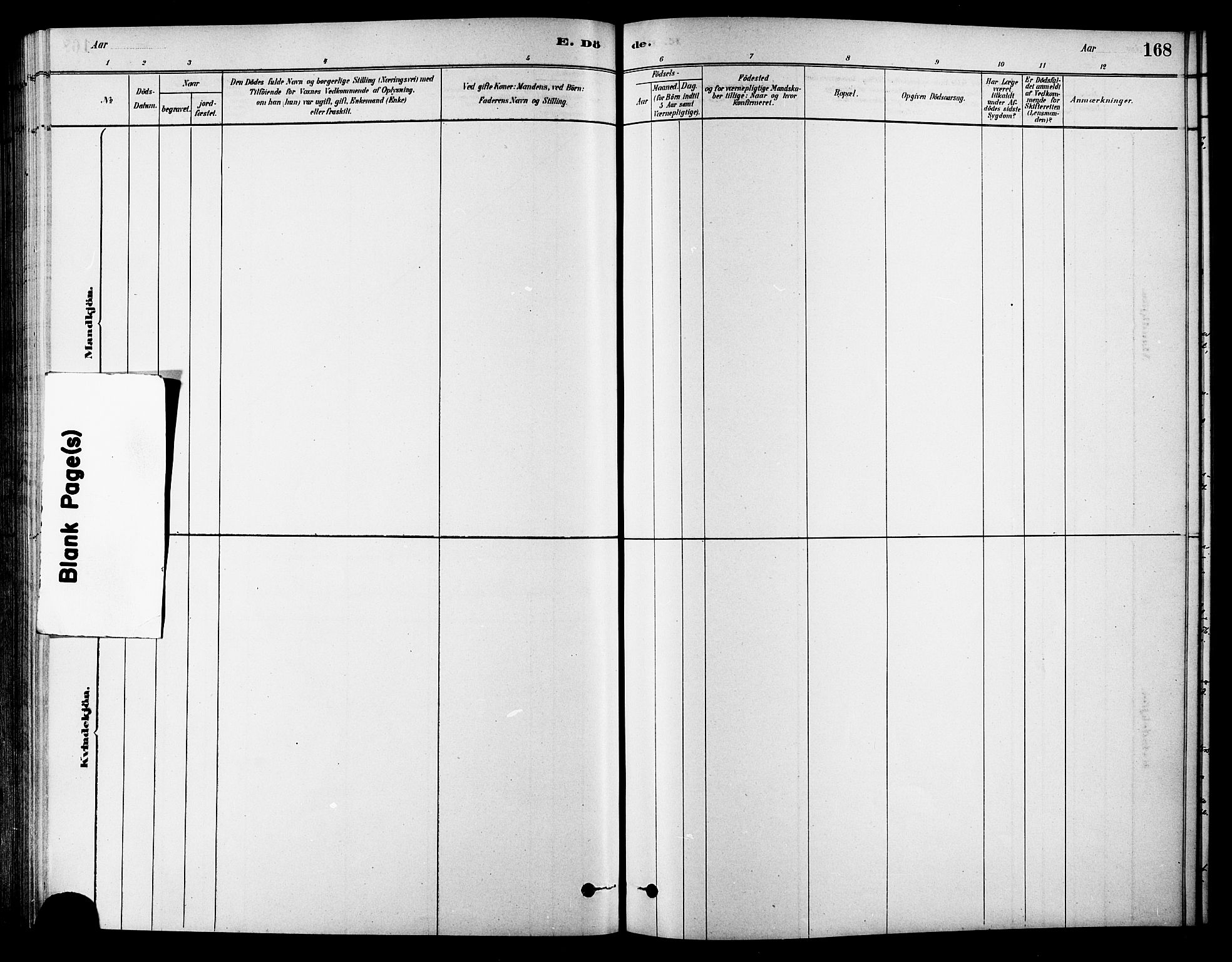 Ministerialprotokoller, klokkerbøker og fødselsregistre - Sør-Trøndelag, SAT/A-1456/686/L0983: Parish register (official) no. 686A01, 1879-1890, p. 168