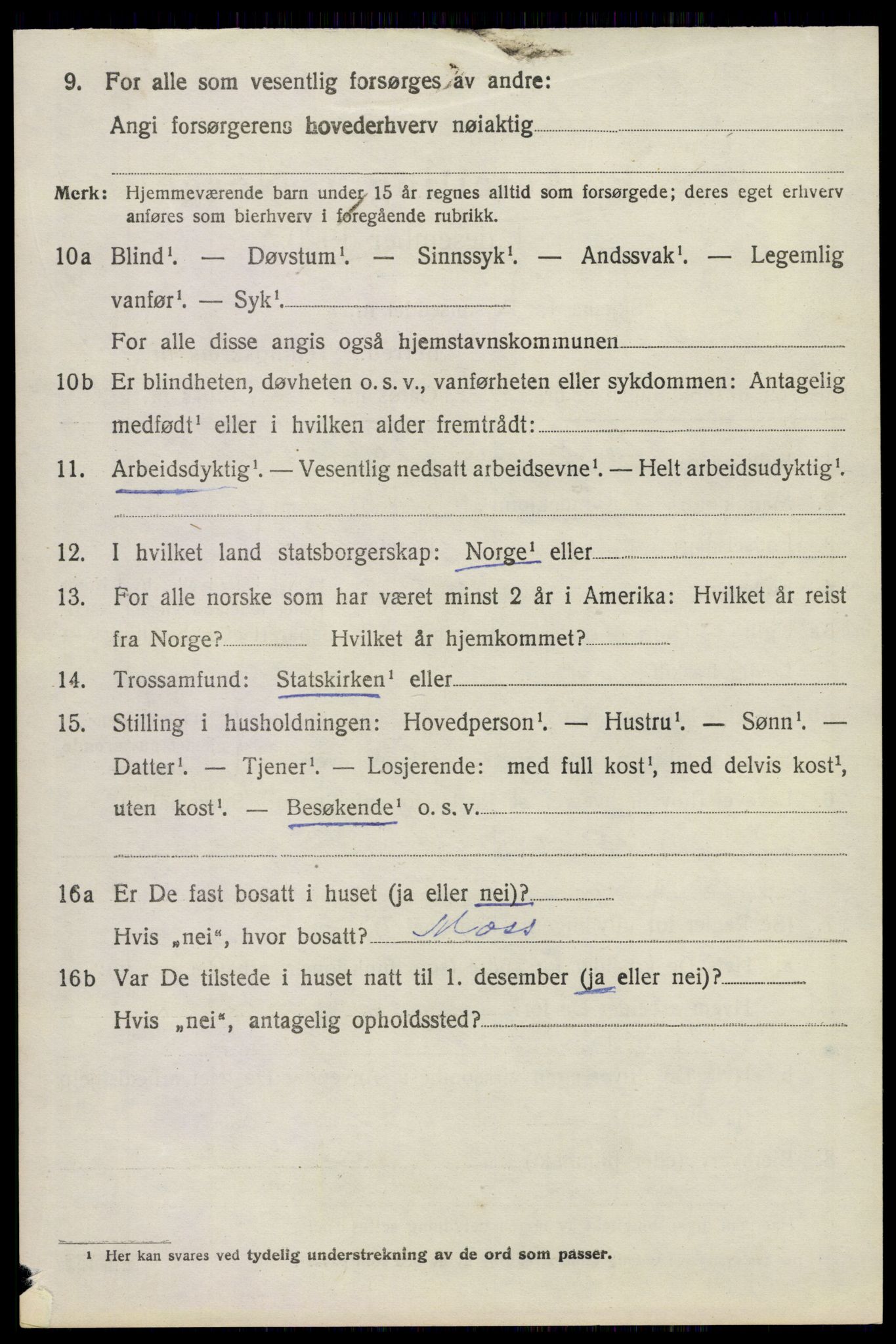 SAKO, 1920 census for Sandeherred, 1920, p. 21115