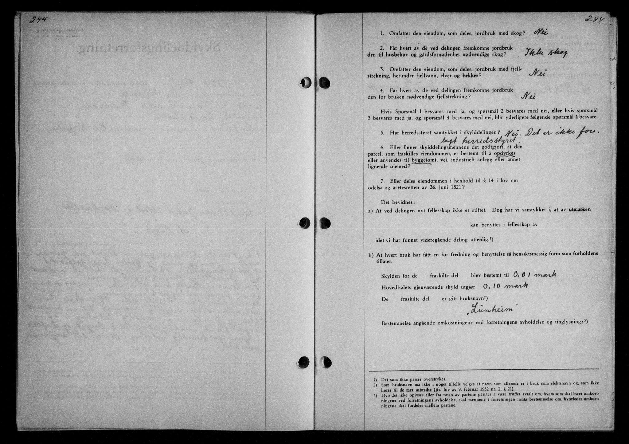 Nordmøre sorenskriveri, AV/SAT-A-4132/1/2/2Ca/L0082: Mortgage book no. 72, 1934-1934, Deed date: 08.10.1934