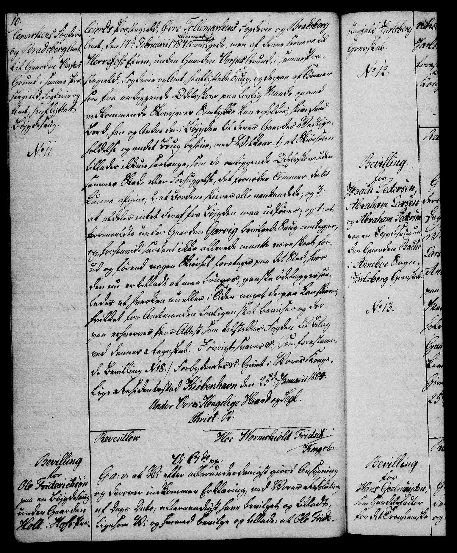 Rentekammeret, Kammerkanselliet, RA/EA-3111/G/Gg/Gga/L0018: Norsk ekspedisjonsprotokoll med register (merket RK 53.18), 1804-1806, p. 10