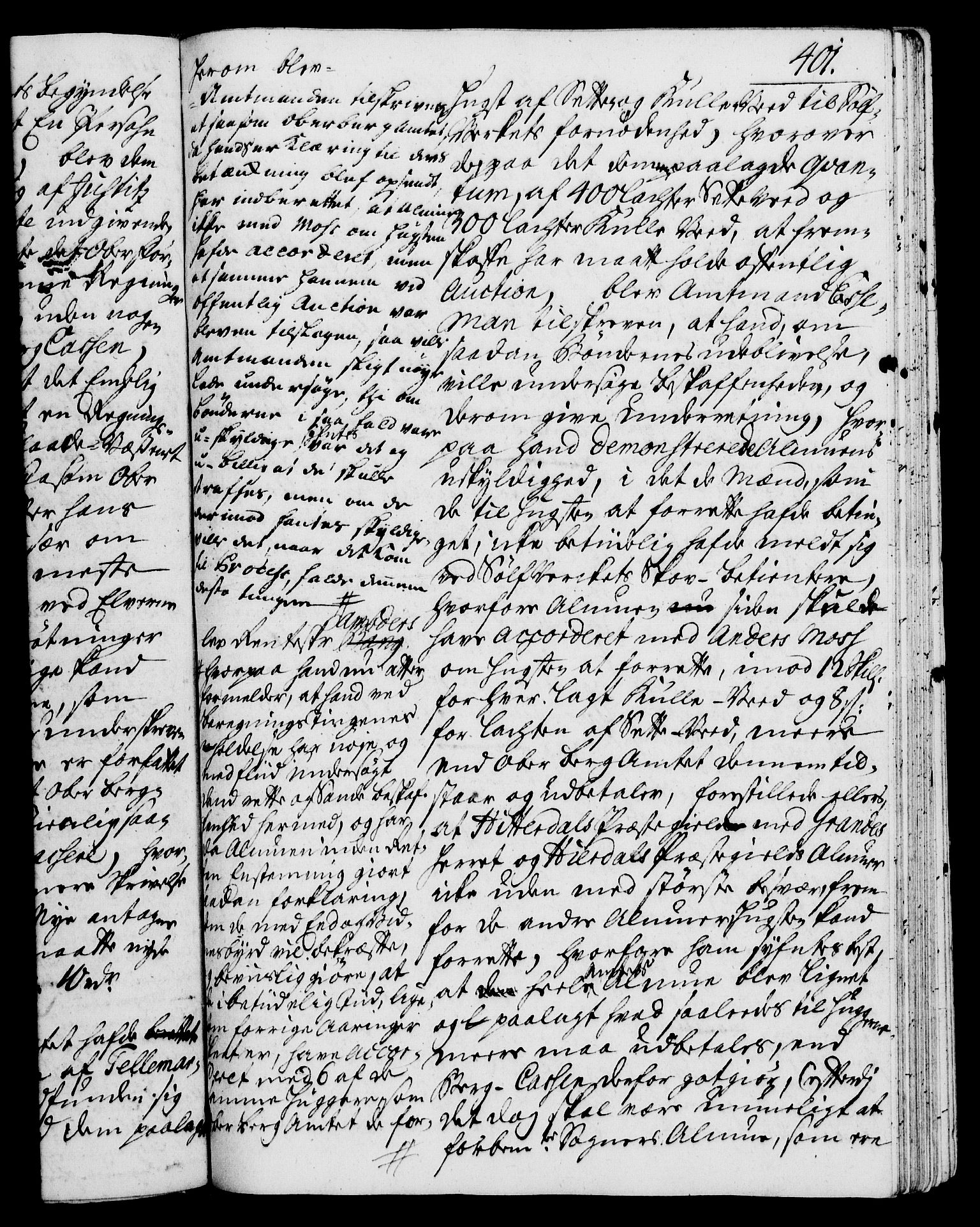 Rentekammeret, Kammerkanselliet, RA/EA-3111/G/Gh/Gha/L0020: Norsk ekstraktmemorialprotokoll (merket RK 53.65), 1738-1739, p. 401