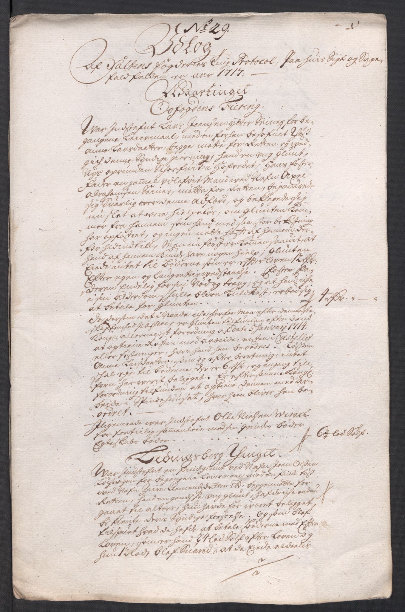 Rentekammeret inntil 1814, Reviderte regnskaper, Fogderegnskap, AV/RA-EA-4092/R66/L4587: Fogderegnskap Salten, 1717, p. 302