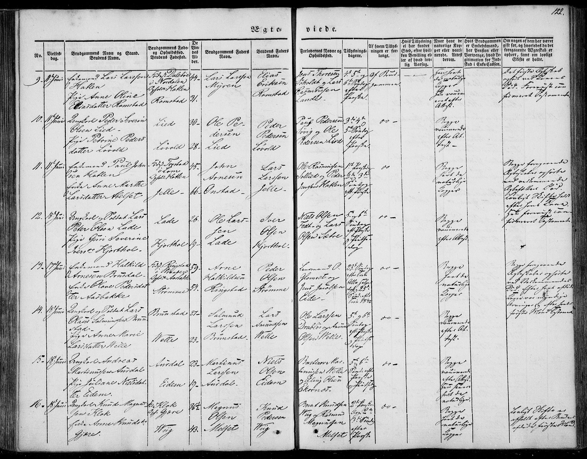 Ministerialprotokoller, klokkerbøker og fødselsregistre - Møre og Romsdal, AV/SAT-A-1454/522/L0312: Parish register (official) no. 522A07, 1843-1851, p. 122