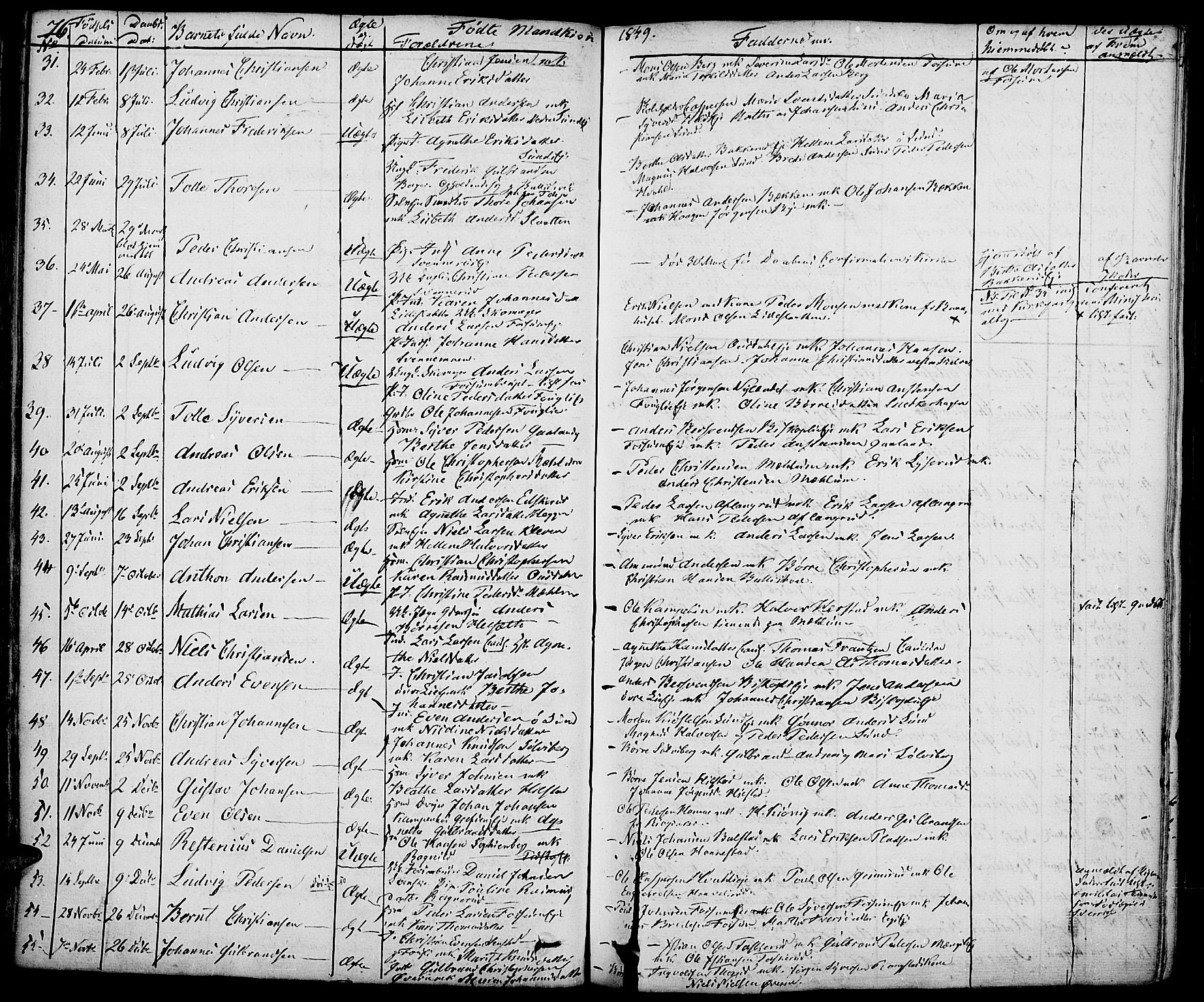 Nes prestekontor, Hedmark, AV/SAH-PREST-020/K/Ka/L0003: Parish register (official) no. 3, 1827-1851, p. 76