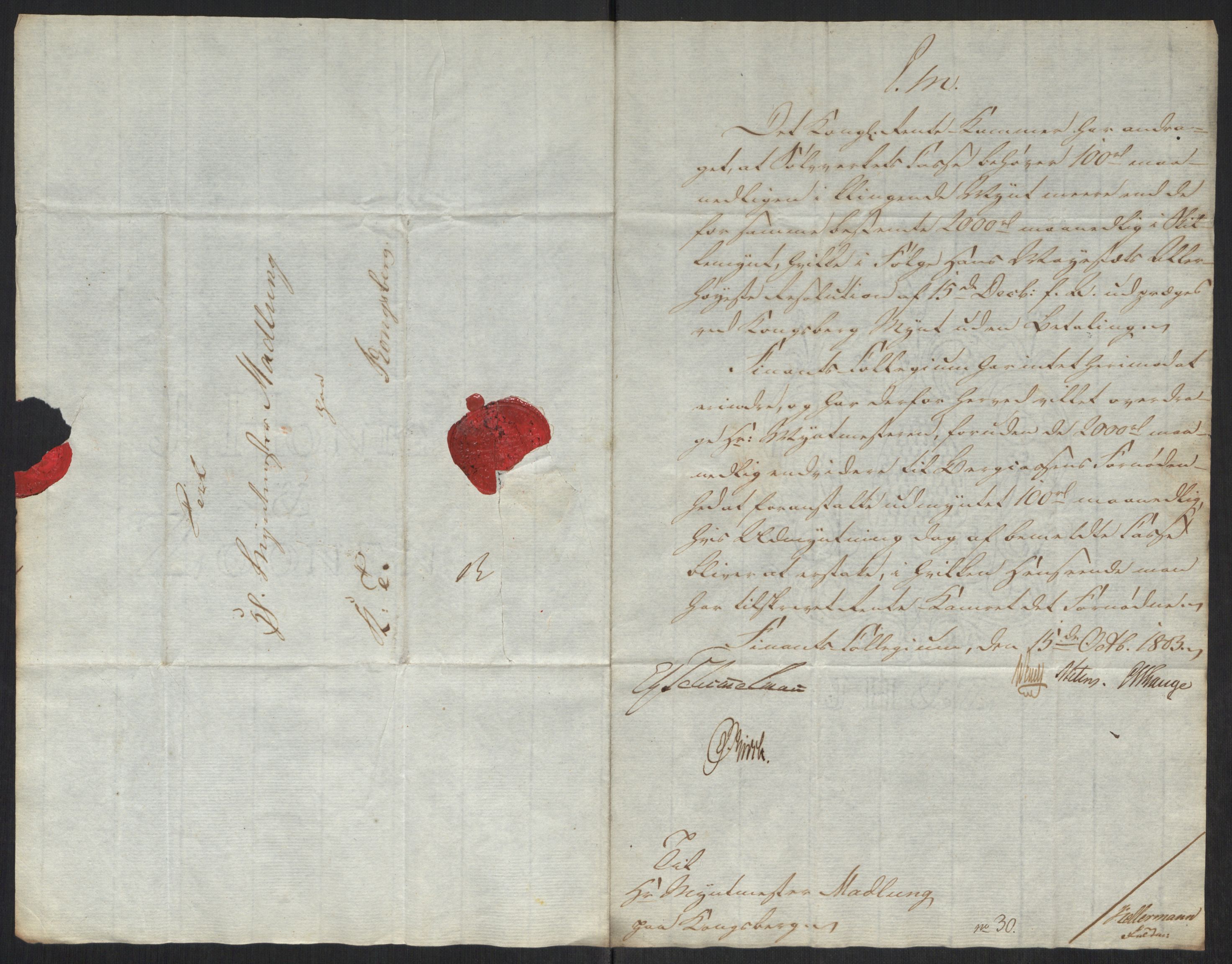 Rentekammeret inntil 1814, Realistisk ordnet avdeling, AV/RA-EA-4070/Oa/L0008: [Y6]: Embetsbrev til myntmesteren på Kongsberg (1797-1806 og 1808-1813), 1797-1813, p. 133