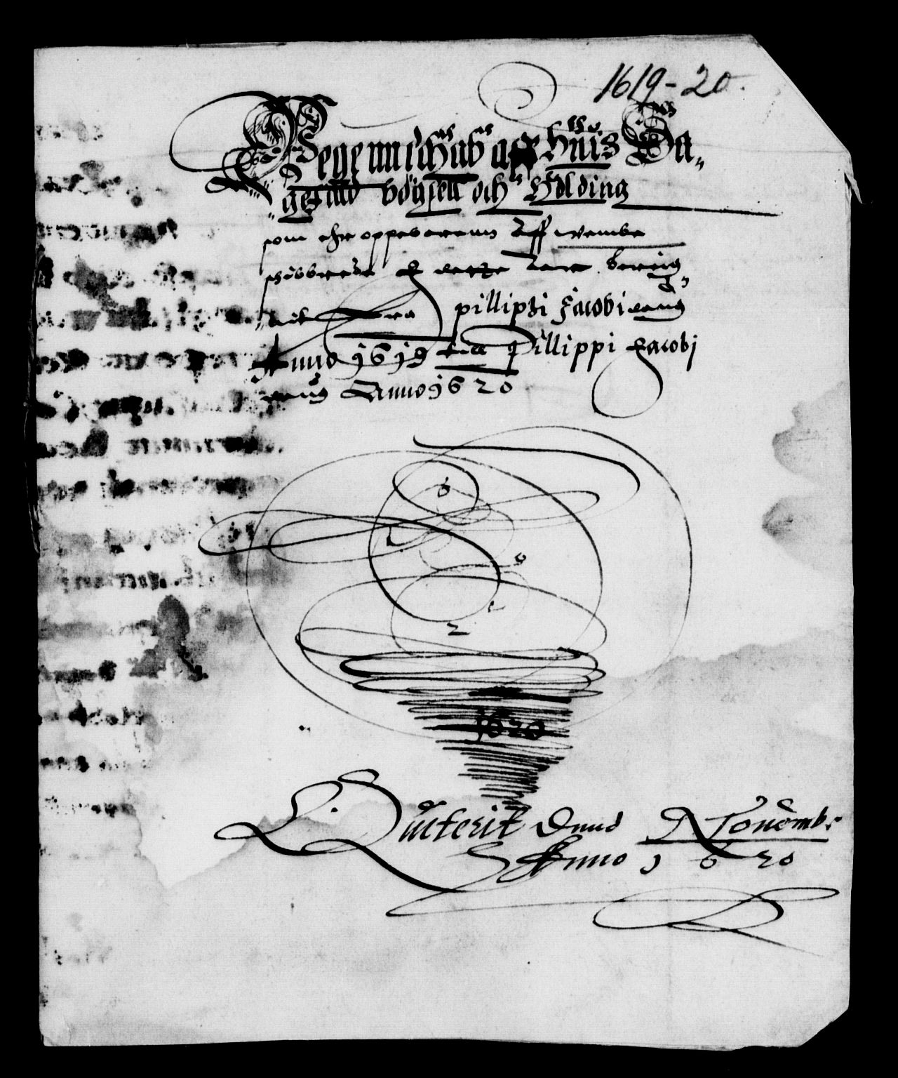 Rentekammeret inntil 1814, Reviderte regnskaper, Lensregnskaper, RA/EA-5023/R/Rb/Rbc/L0001: Veme len  og Tune, Åbygge og Veme len, 1613-1635