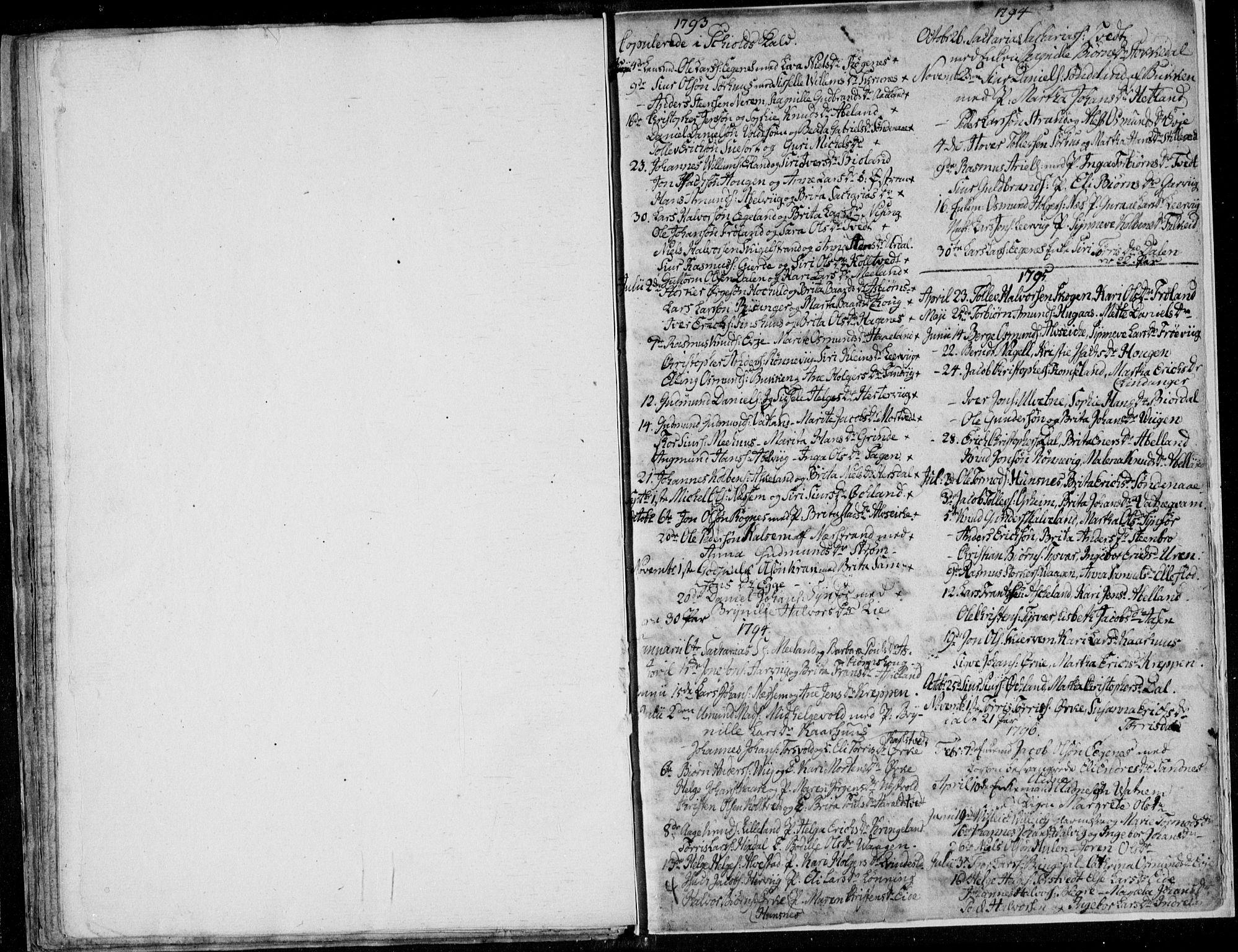 Skjold sokneprestkontor, SAST/A-101847/H/Ha/Haa/L0001: Parish register (official) no. A 1, 1743-1802