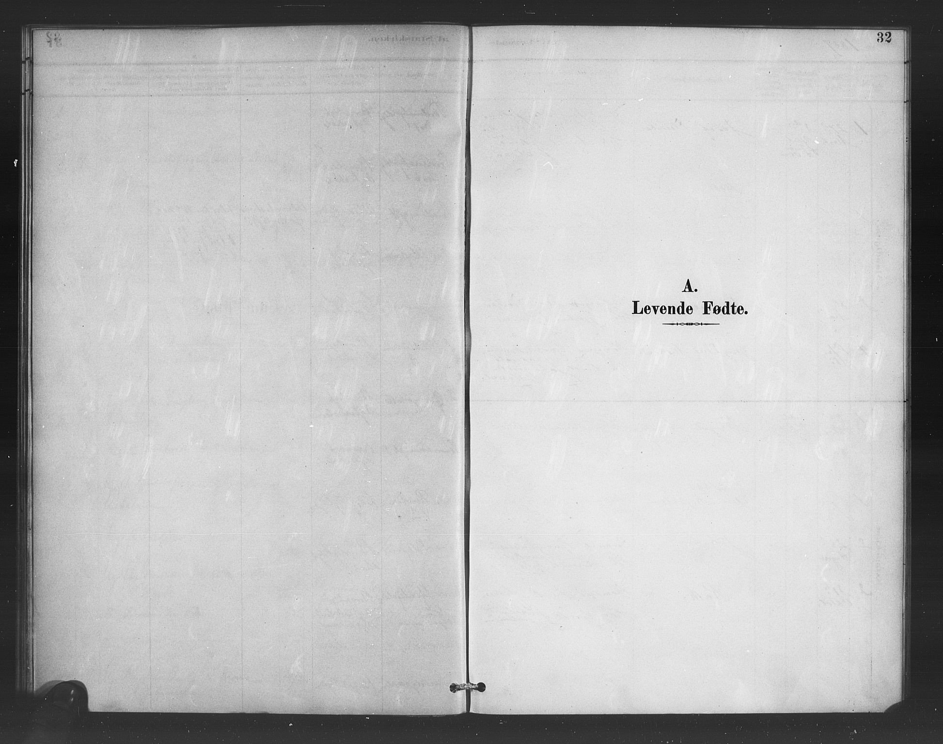 Korskirken sokneprestembete, SAB/A-76101/H/Haa/L0052: Parish register (official) no. G 2, 1887-1899, p. 32