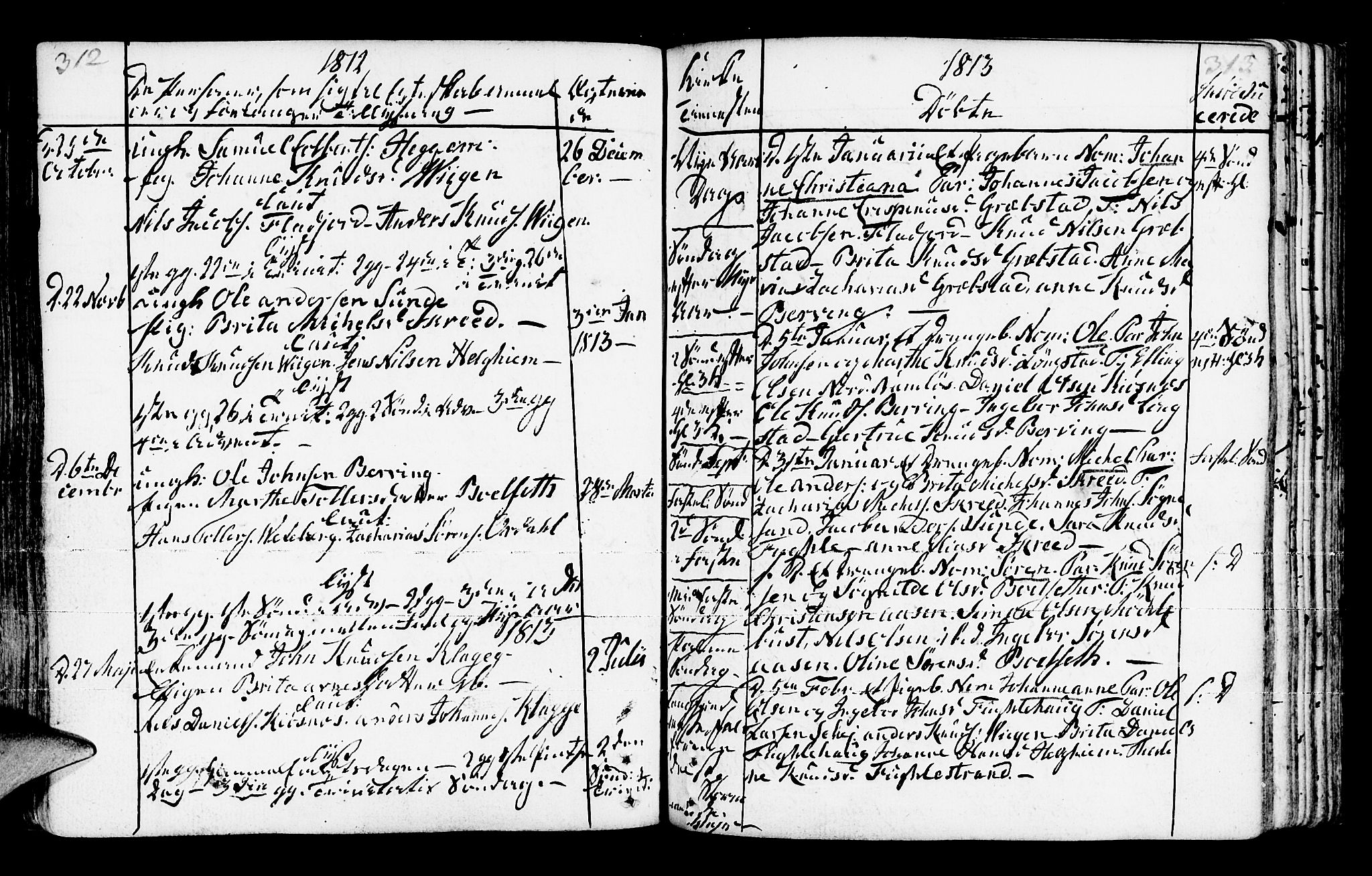 Jølster sokneprestembete, SAB/A-80701/H/Haa/Haaa/L0006: Parish register (official) no. A 6, 1790-1821, p. 312-313