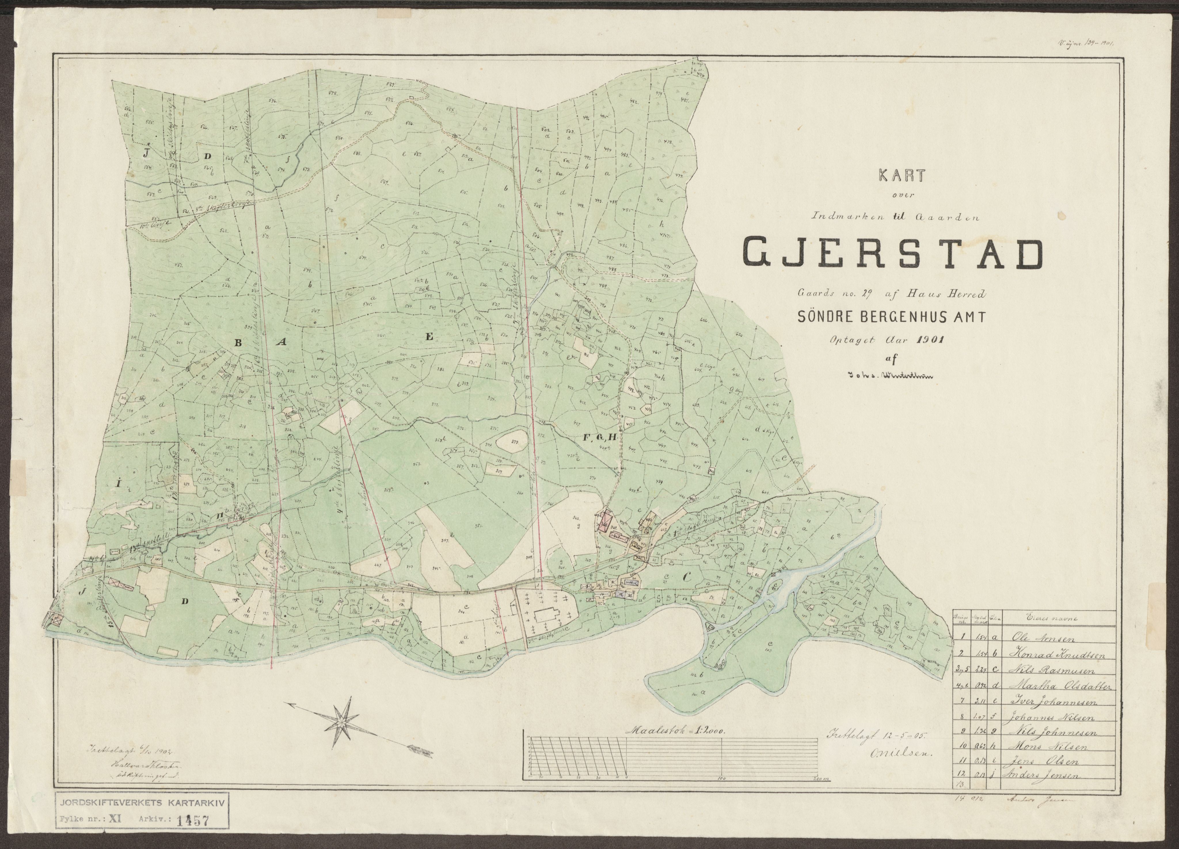 Jordskifteverkets kartarkiv, AV/RA-S-3929/T, 1859-1988, p. 1615