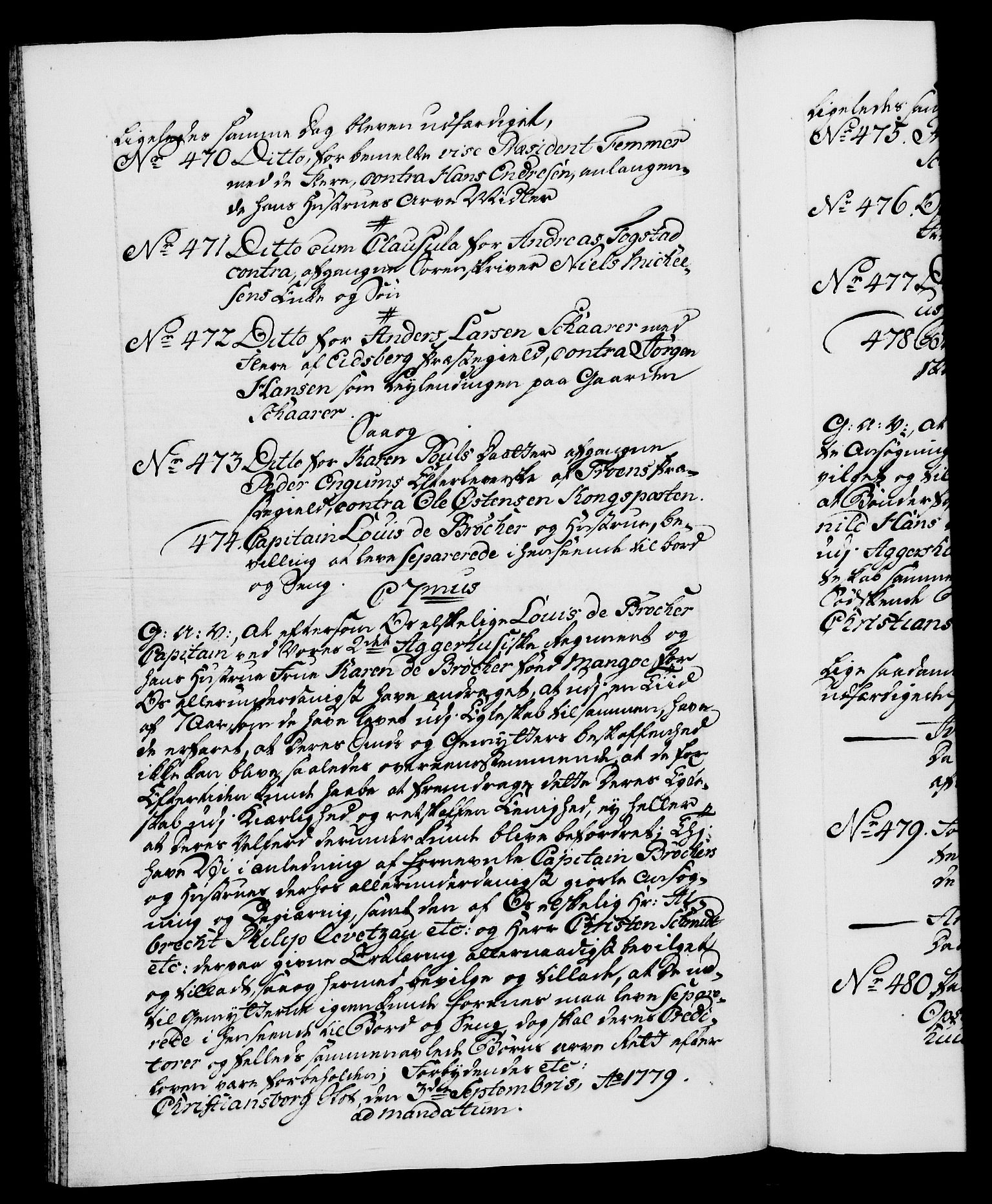 Danske Kanselli 1572-1799, RA/EA-3023/F/Fc/Fca/Fcaa/L0048: Norske registre, 1779-1781, p. 161b