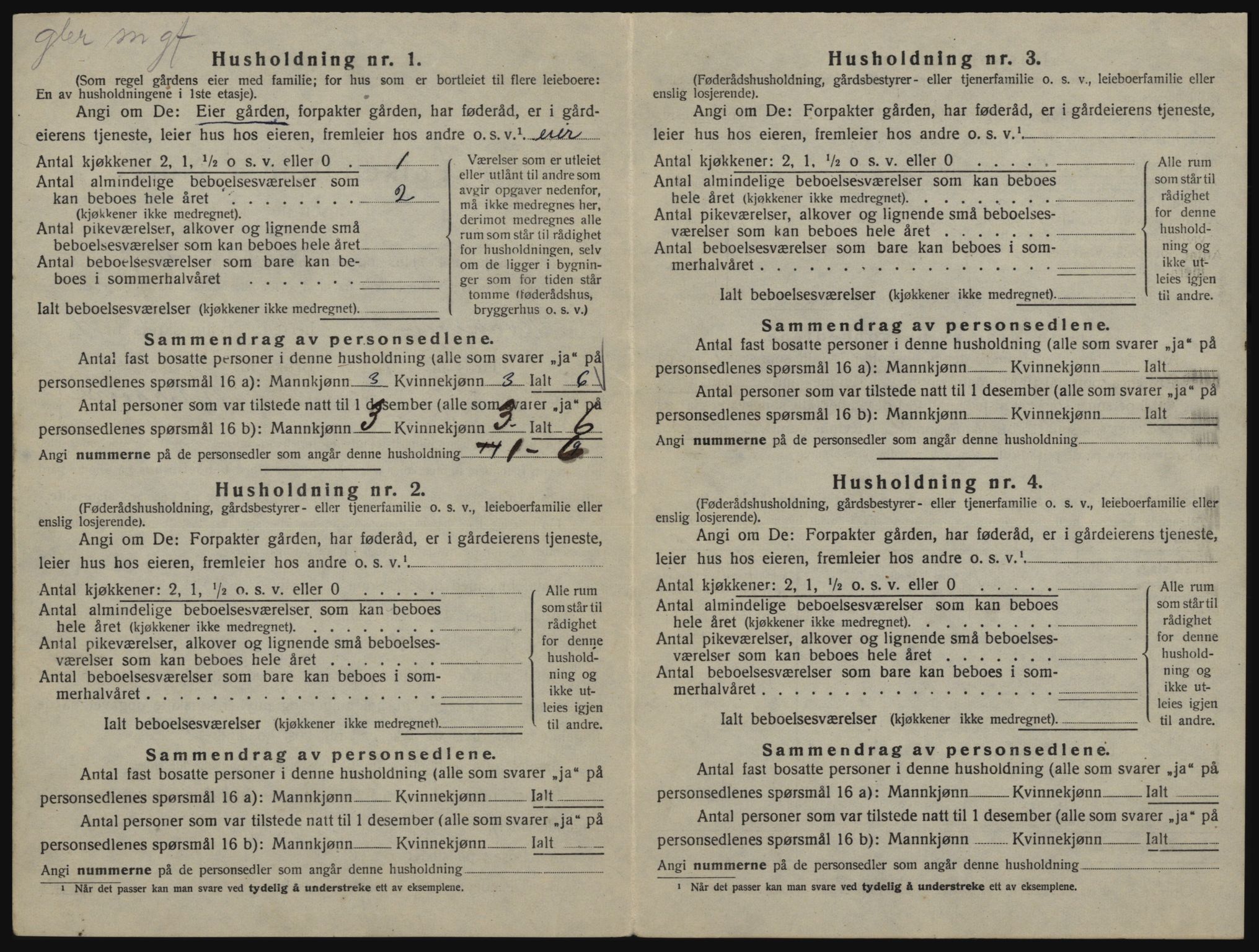 SATØ, 1920 census for Kvænangen, 1920, p. 45