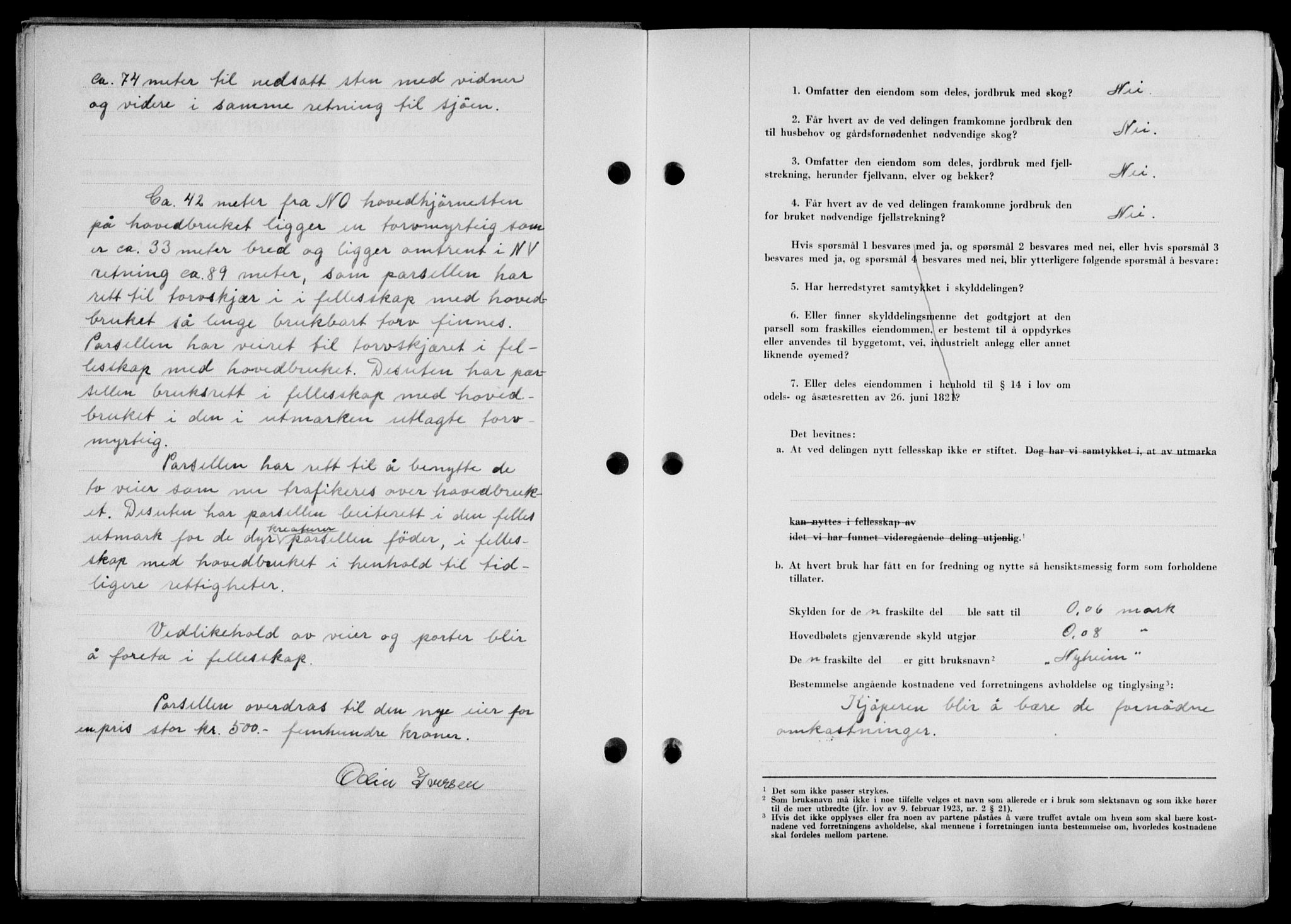 Lofoten sorenskriveri, SAT/A-0017/1/2/2C/L0018a: Mortgage book no. 18a, 1948-1948, Diary no: : 1519/1948