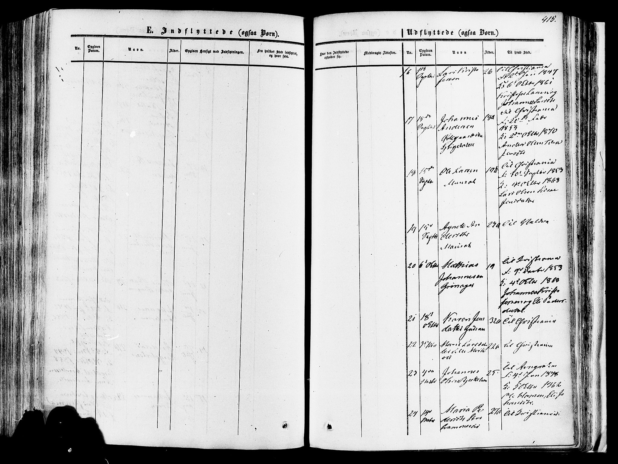 Vang prestekontor, Hedmark, AV/SAH-PREST-008/H/Ha/Haa/L0013: Parish register (official) no. 13, 1855-1879, p. 415