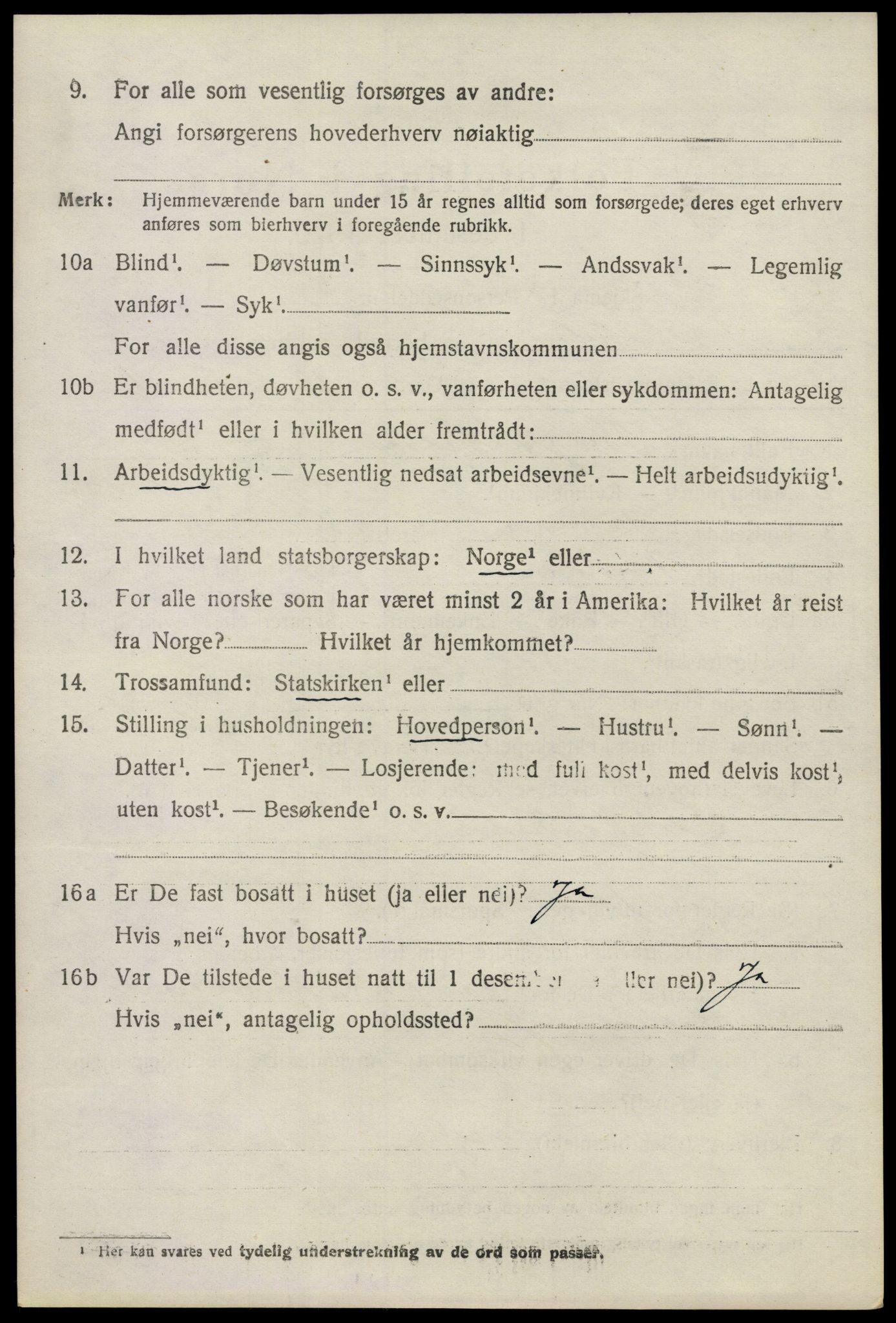 SAO, 1920 census for Moss land district, 1920, p. 6652