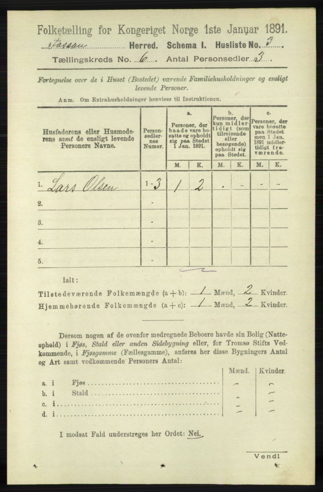 RA, 1891 census for 1129 Forsand, 1891, p. 902