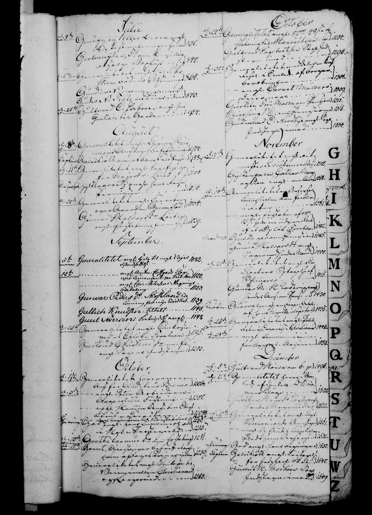Danske Kanselli 1800-1814, AV/RA-EA-3024/H/Hg/Hga/Hgaa/L0004: Brevbok, 1801