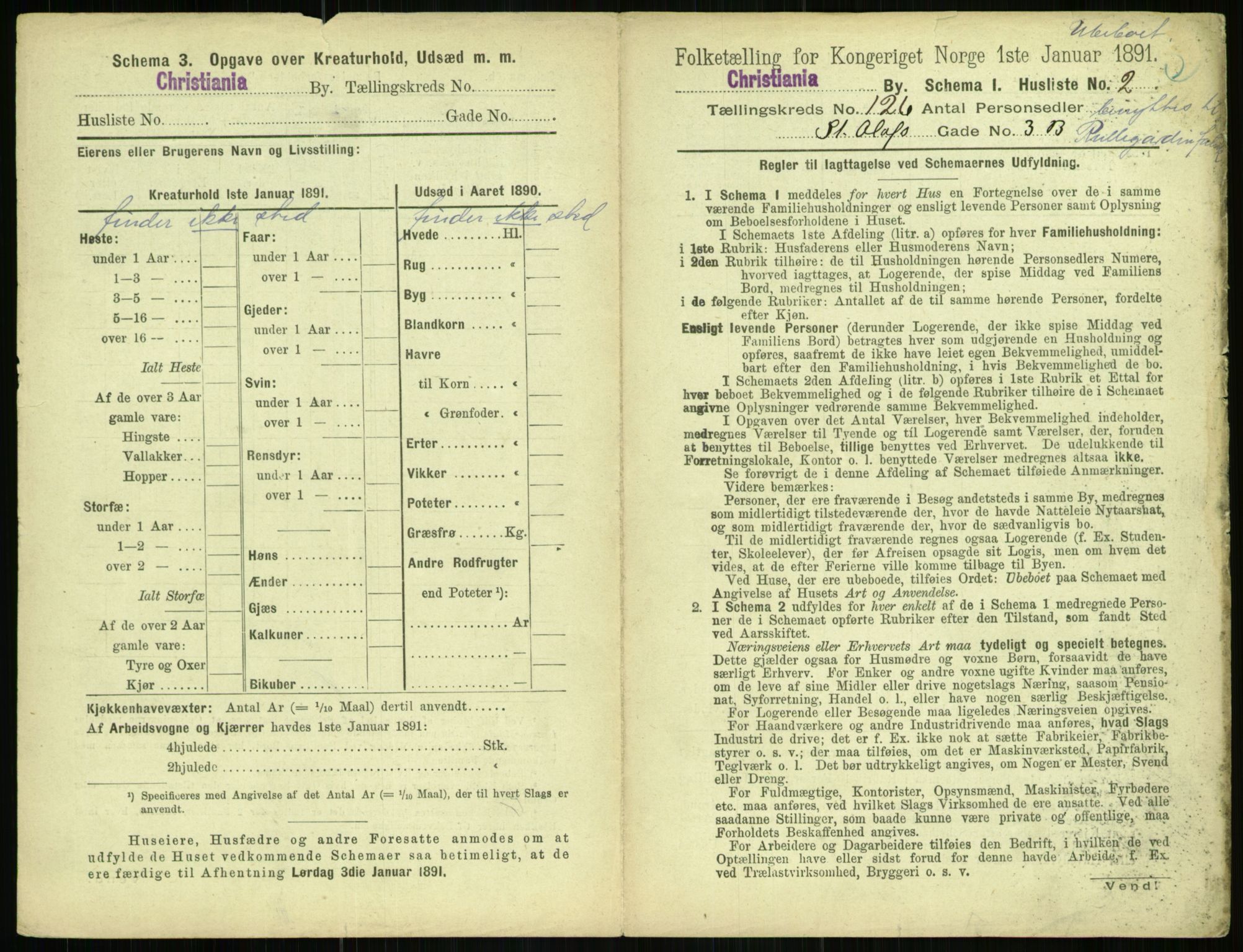 RA, 1891 census for 0301 Kristiania, 1891, p. 67148